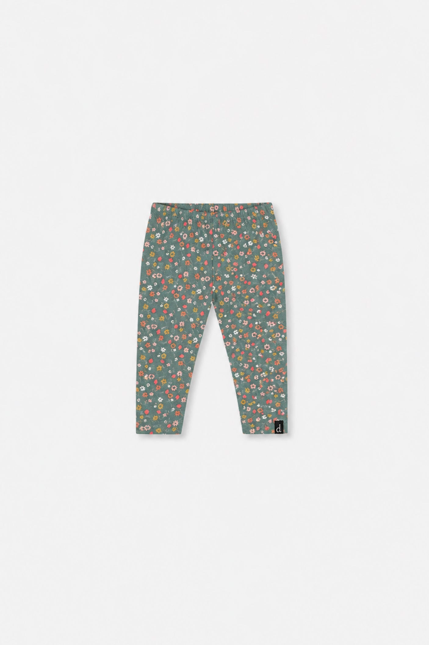 Deux par Girls Floral Print Organic Cotton Leggings