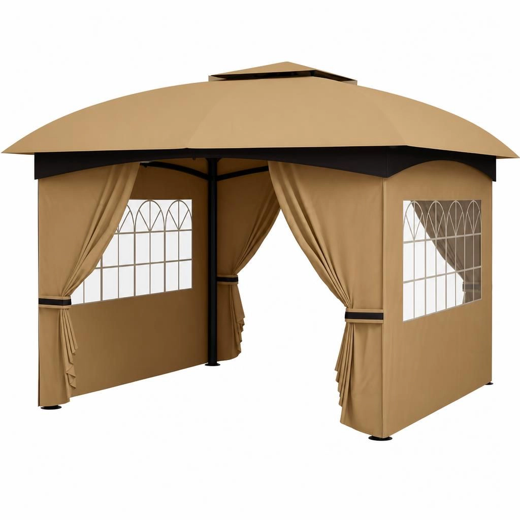 WOW PIONEER Square Outdoor Patio Gazebo