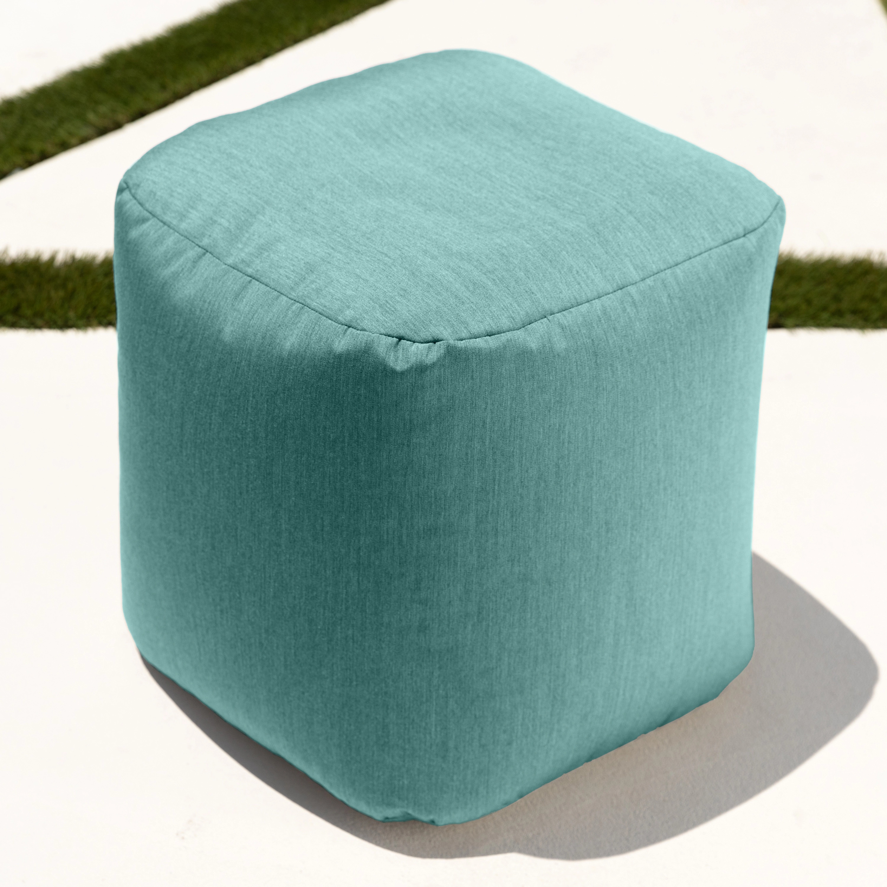 Jaxx Luckie Outdoor Patio Bean Bag Ottoman