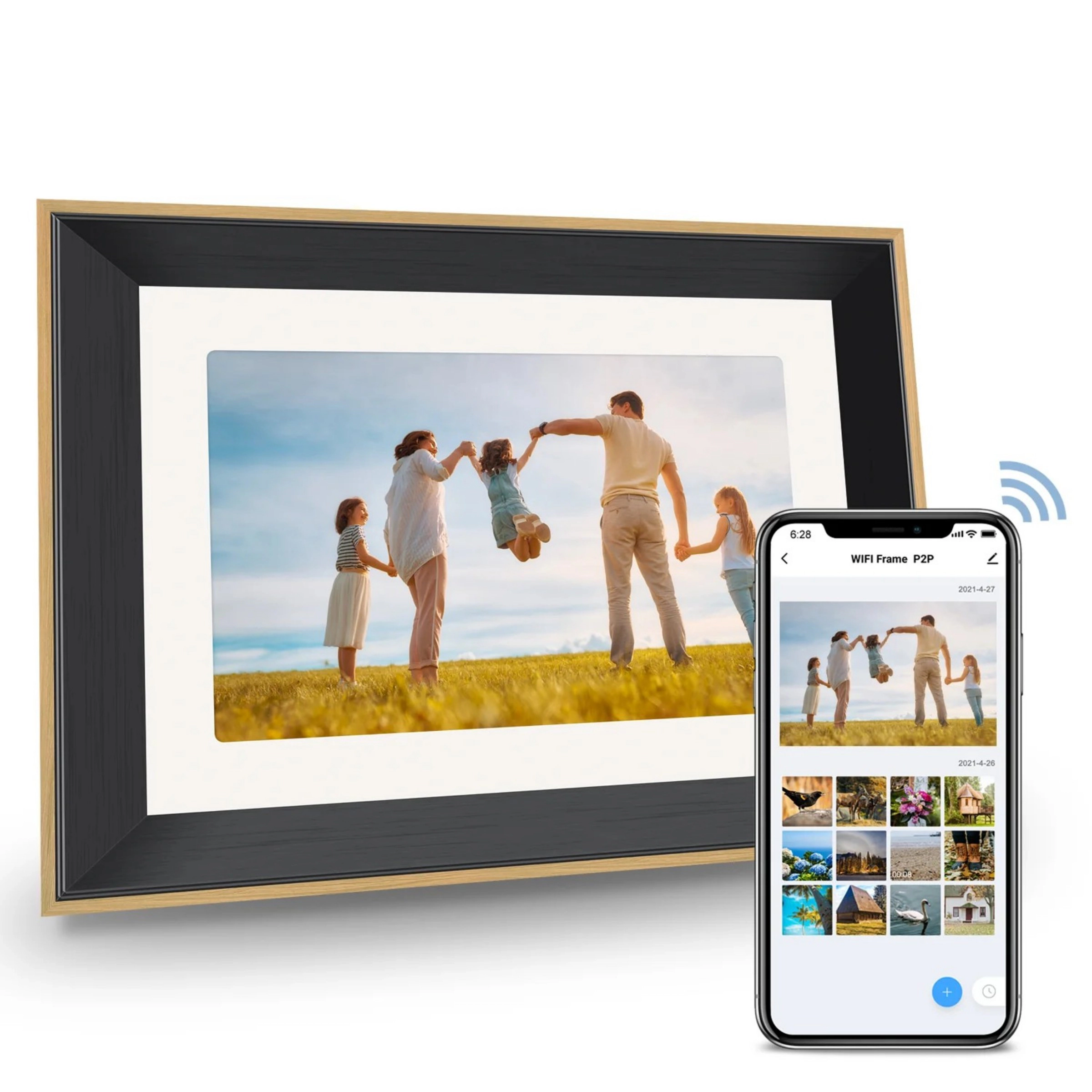 Eco4life 10.1" WiFi Digital Photo Frame Instant Photo Share