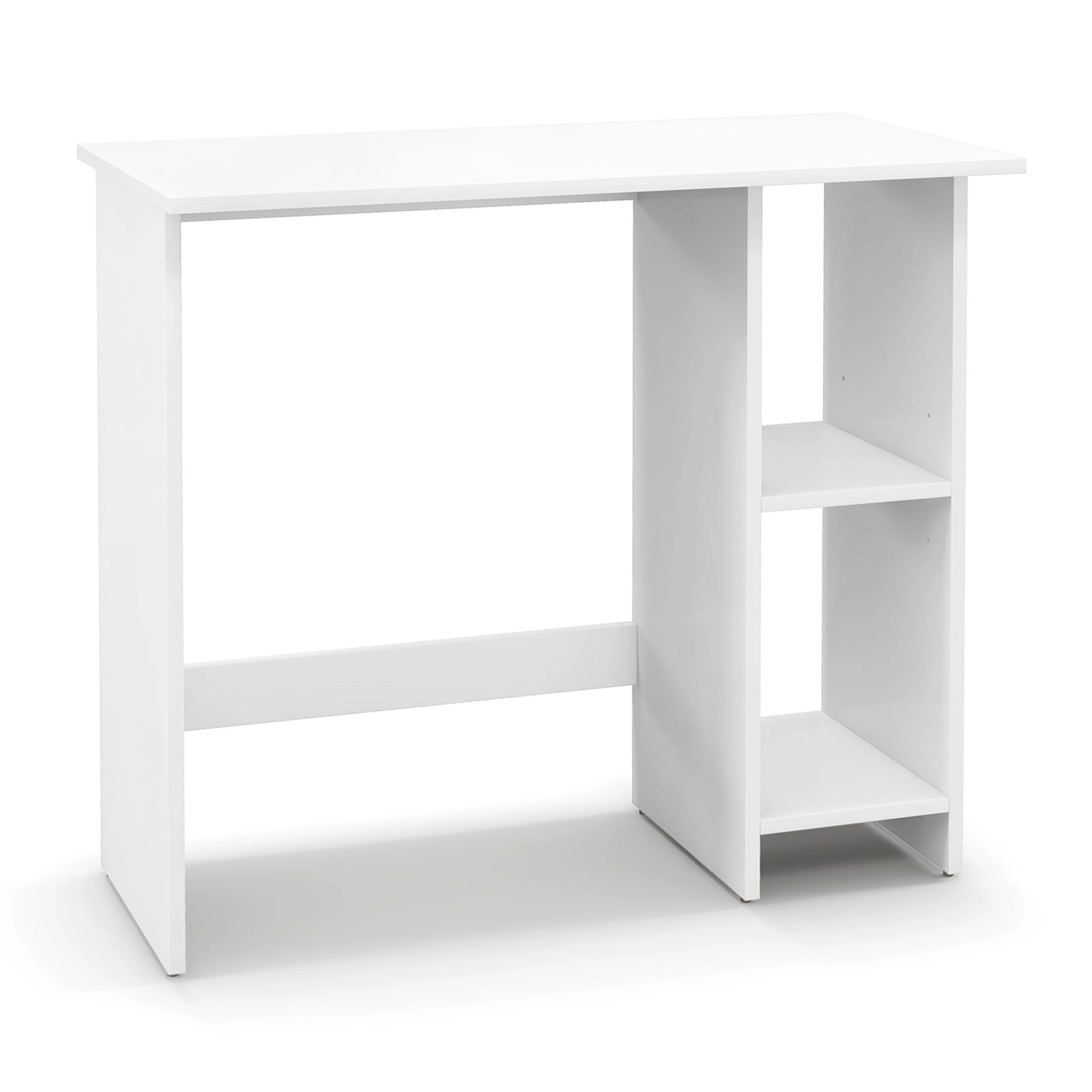 SlickBlue Compact Computer Desk with Adjustable Shelf