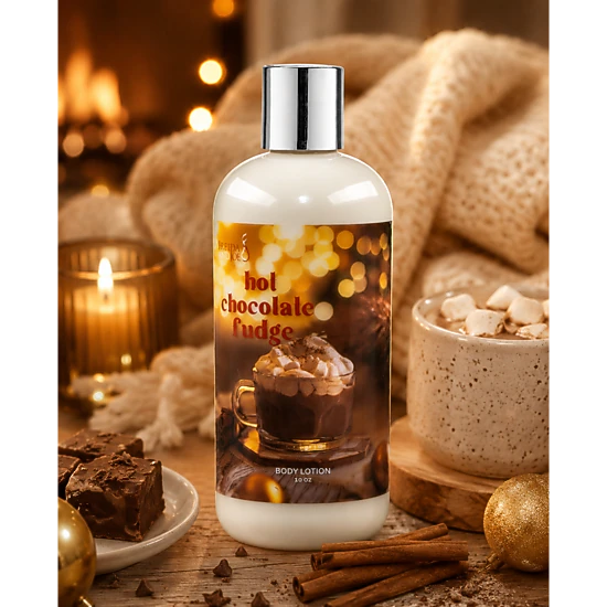 Freida and Joe Women Hot Chocolate Fudge Fragrance Body Lotion in 10oz Bottle