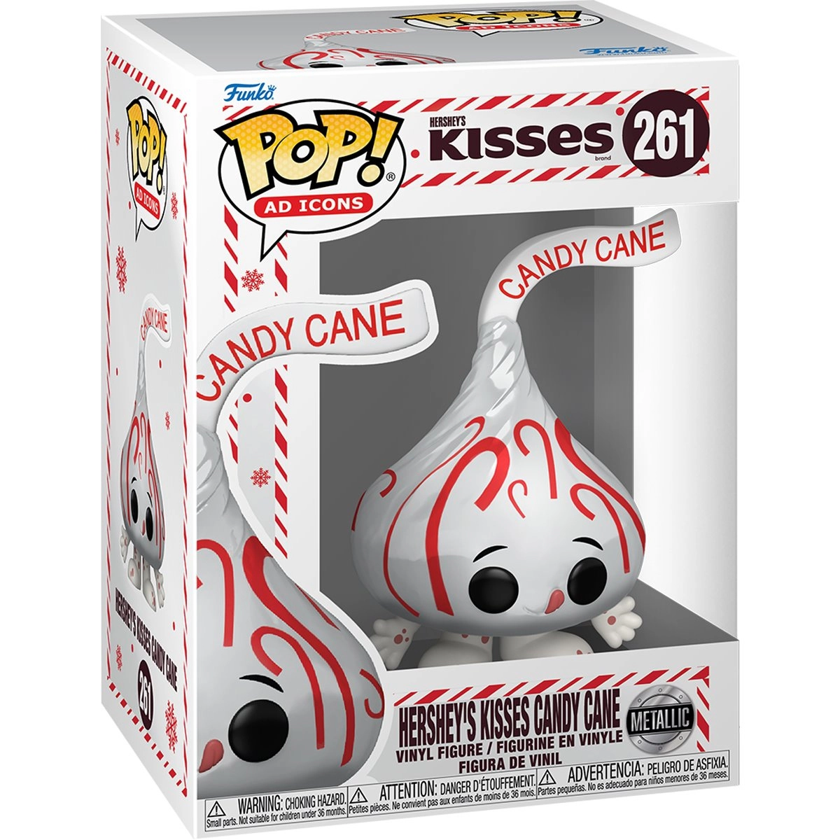 Funko Pop! Hershey's Kisses Candy Cane Metallic #261
