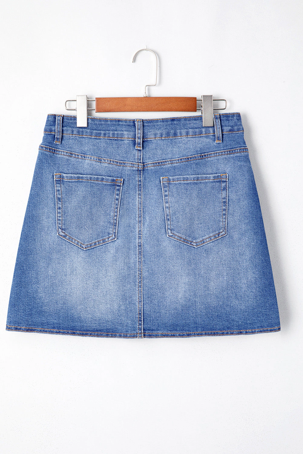 Threaded Pear Women's Renamara Crossed Waist Mini Skirt