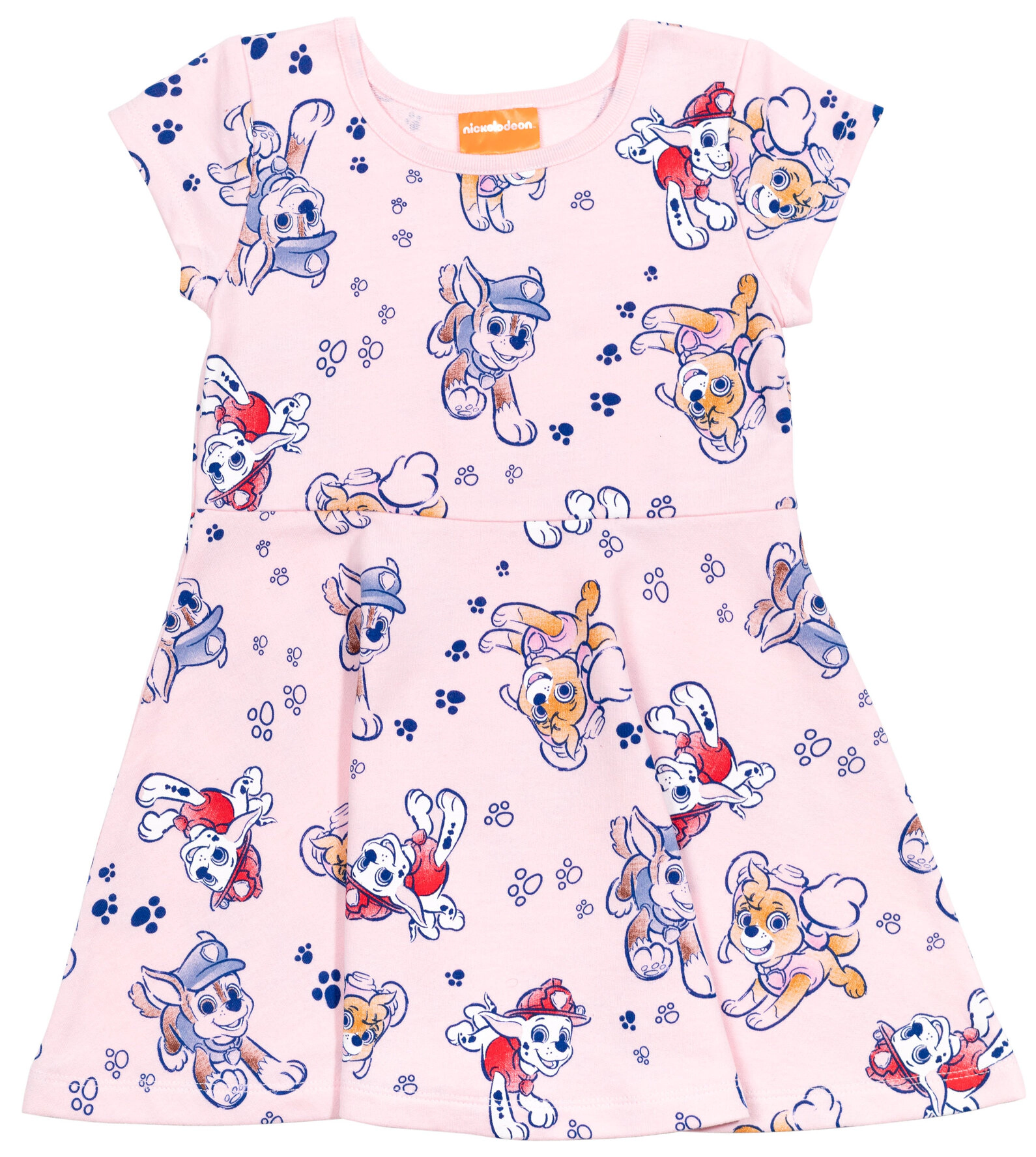 Paw Patrol Girls' Skater Dress and Scrunchie Set