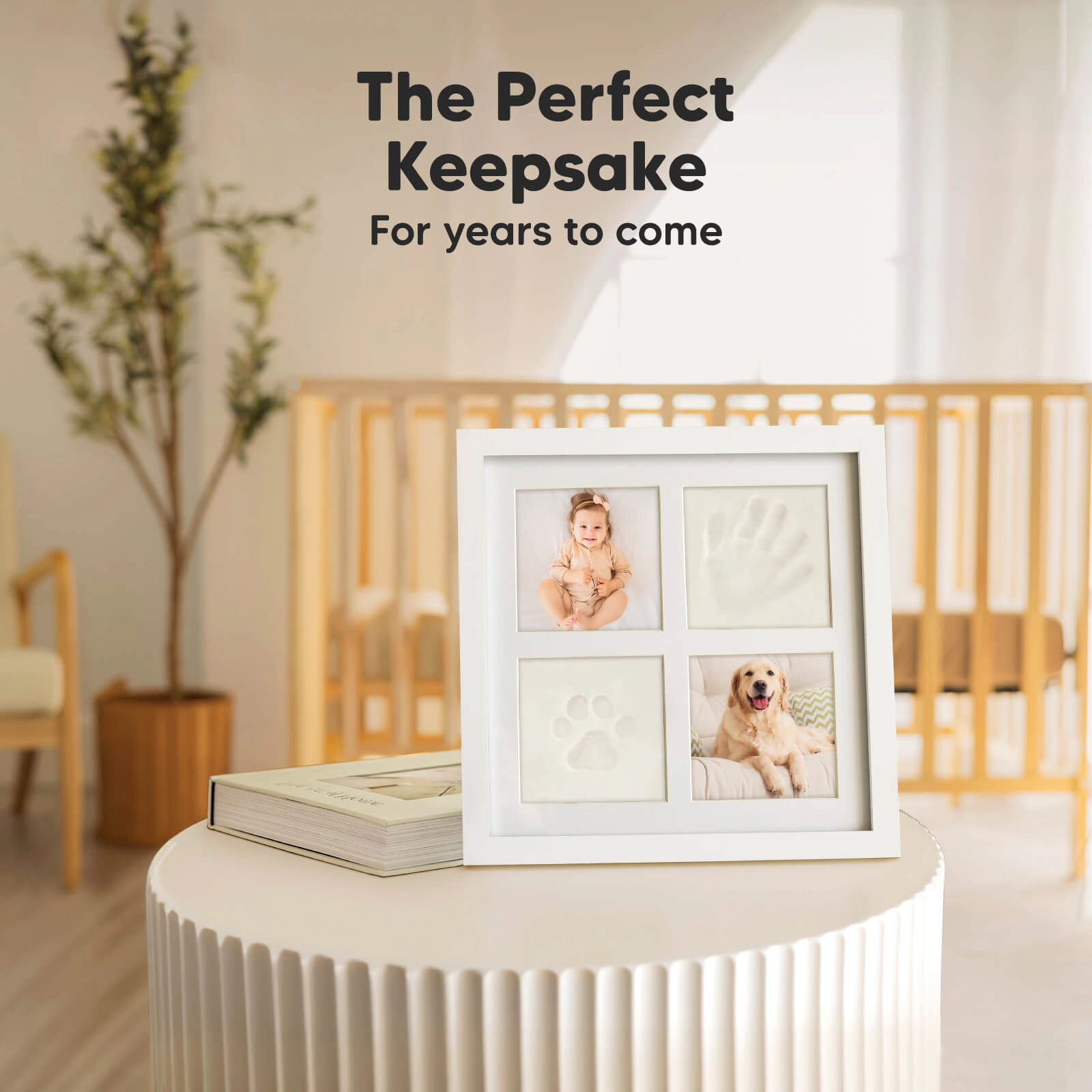 KeaBabies Ever Baby Hand & Footprint Keepsake Frame