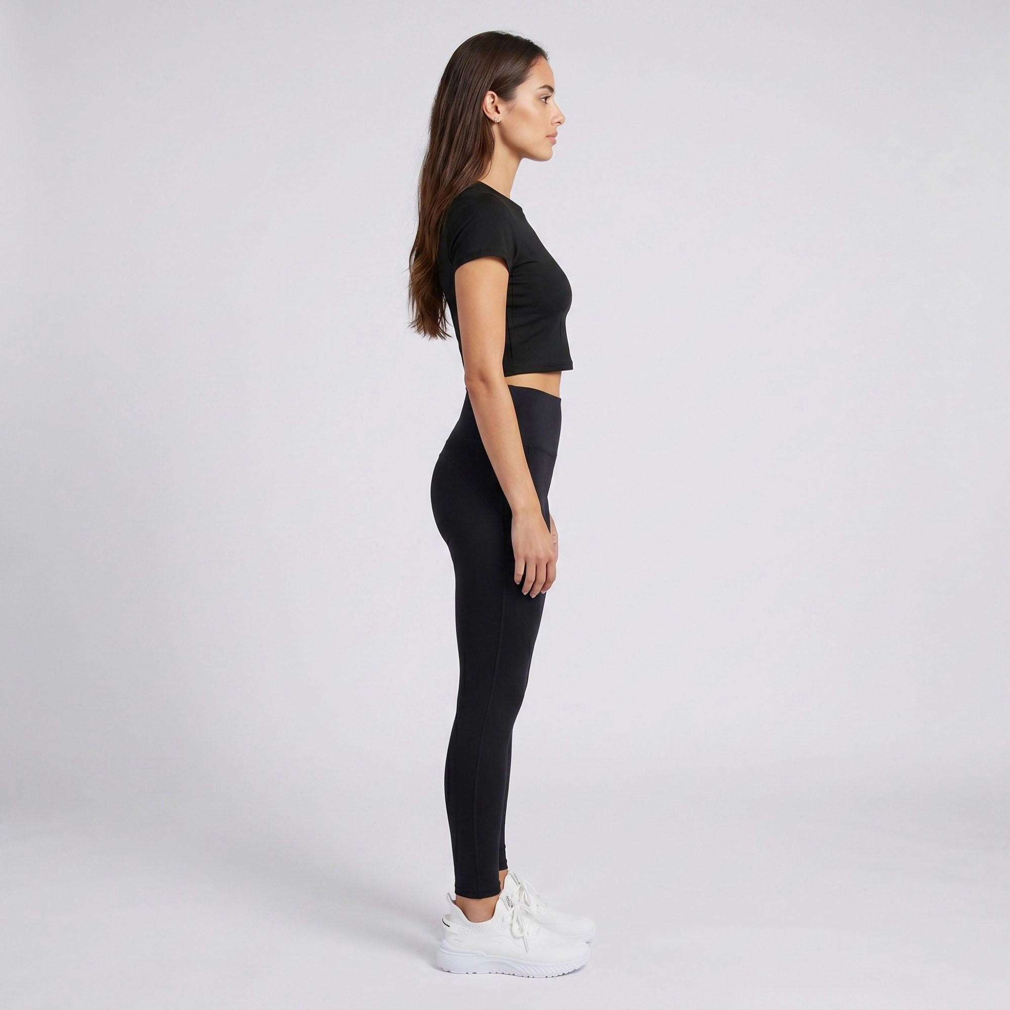 Anna-Kaci Women's High Waist Leggings with Back Contour Seam and Smooth Stretch Fit