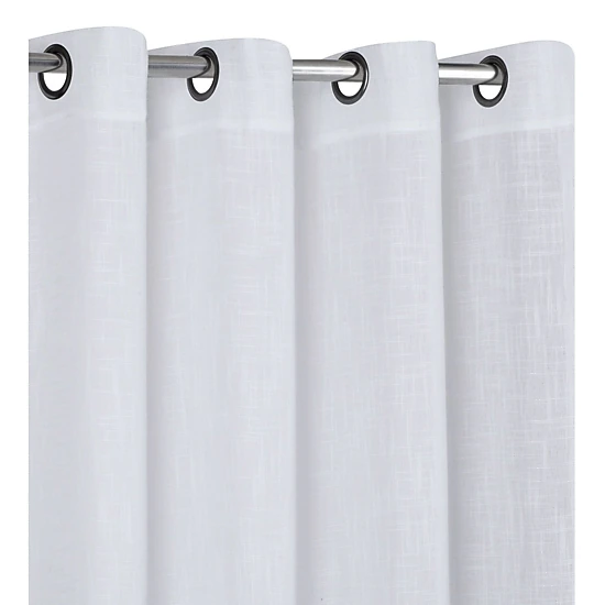 Kate Aurora 2 Pack Semi Sheer Grommet Top Window Curtains