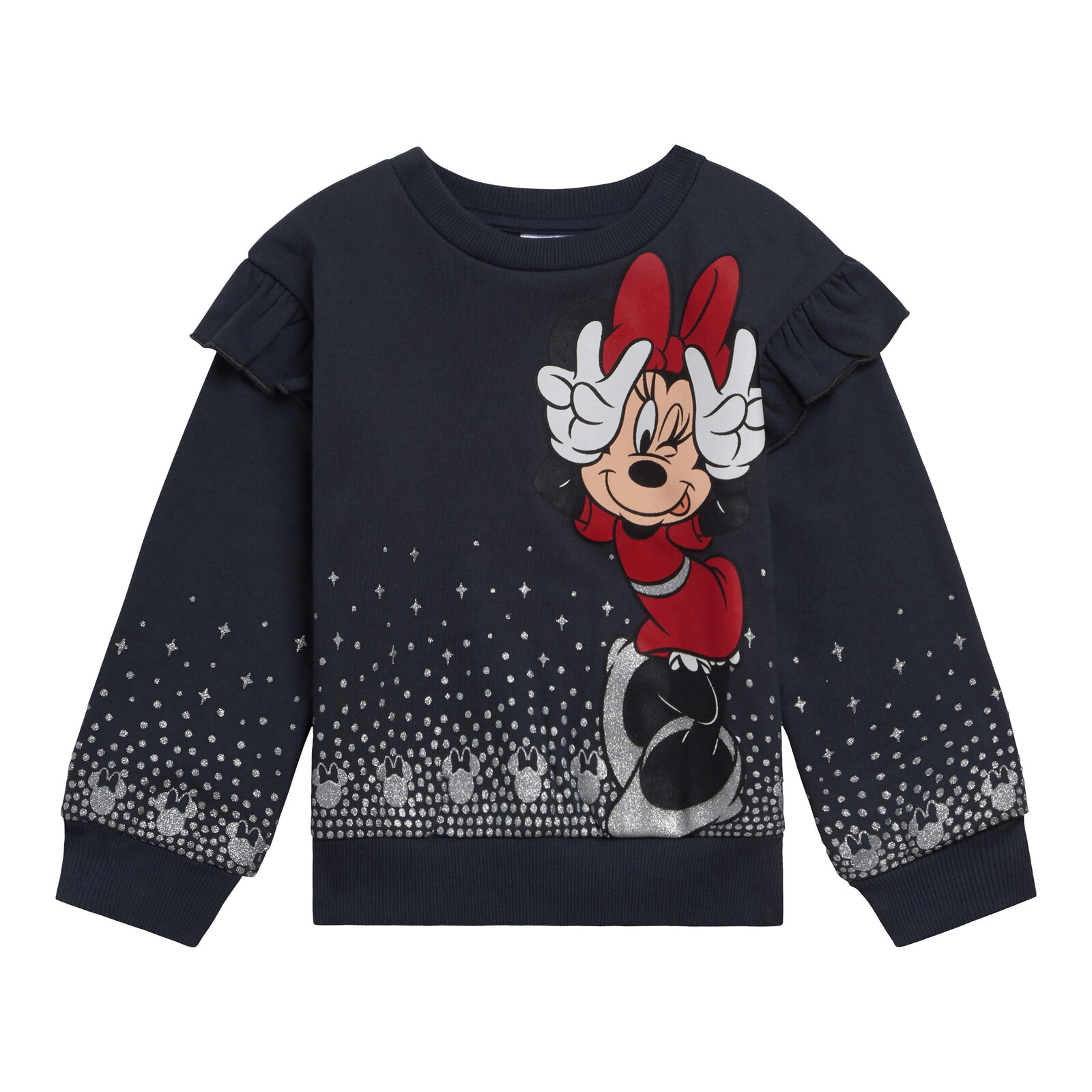 Disney Minnie Mouse Girls' Fleece 2-Piece Sweatshirt and Leggings Set
