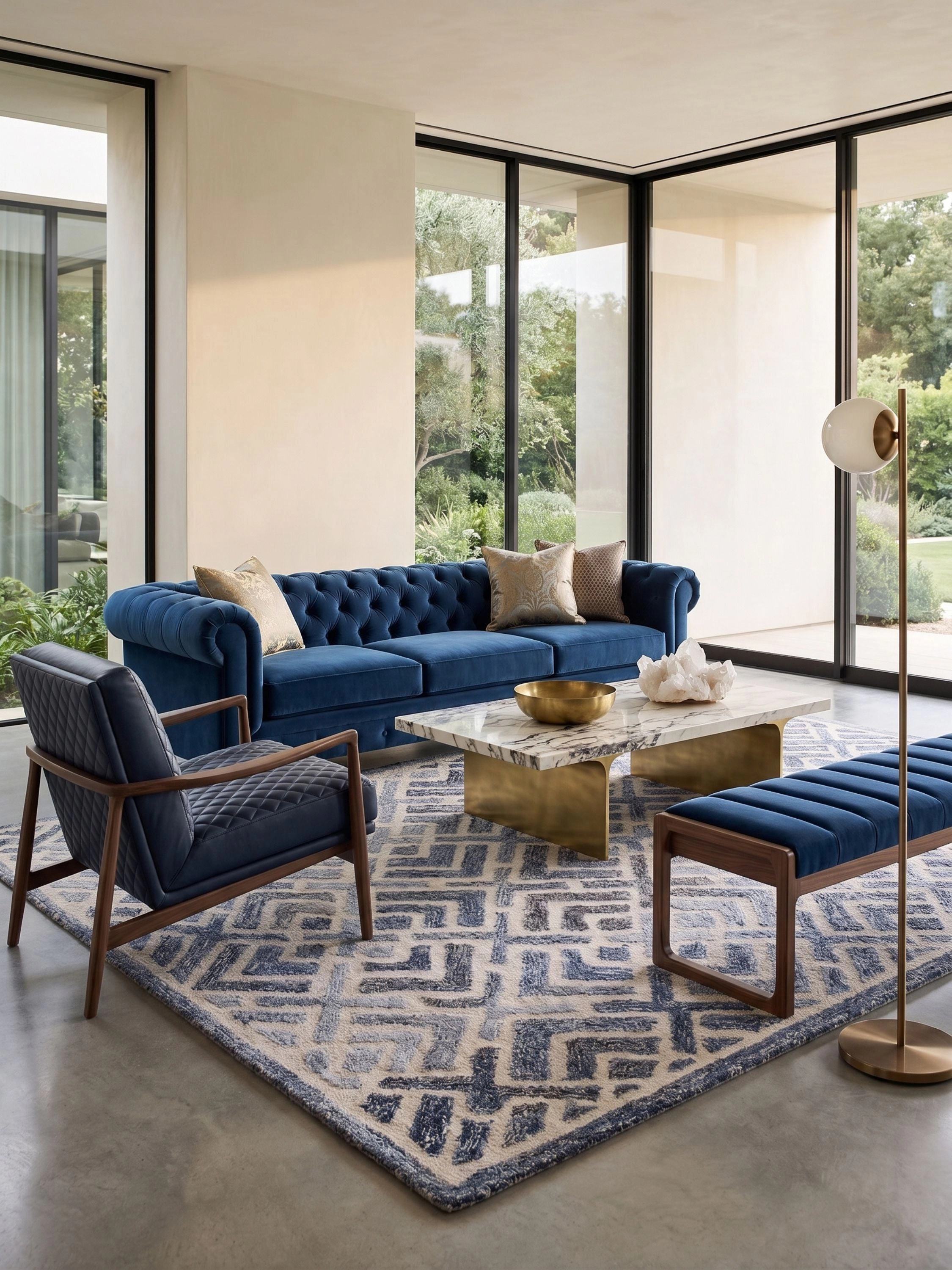 GAURI KOHLI Santorini Area Rug 5'x8'