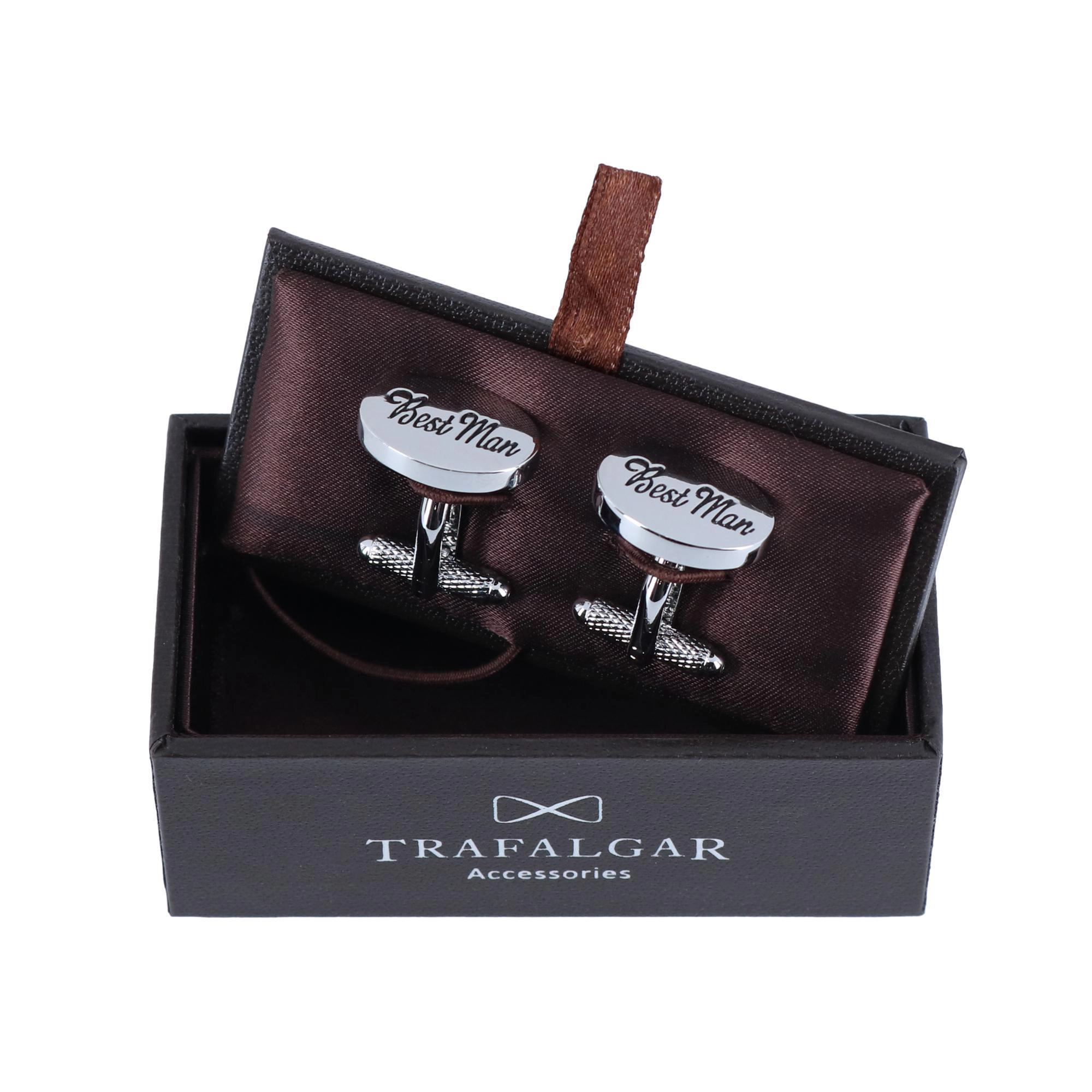 Trafalgar Best Man Novelty Cufflinks (1 Pair)