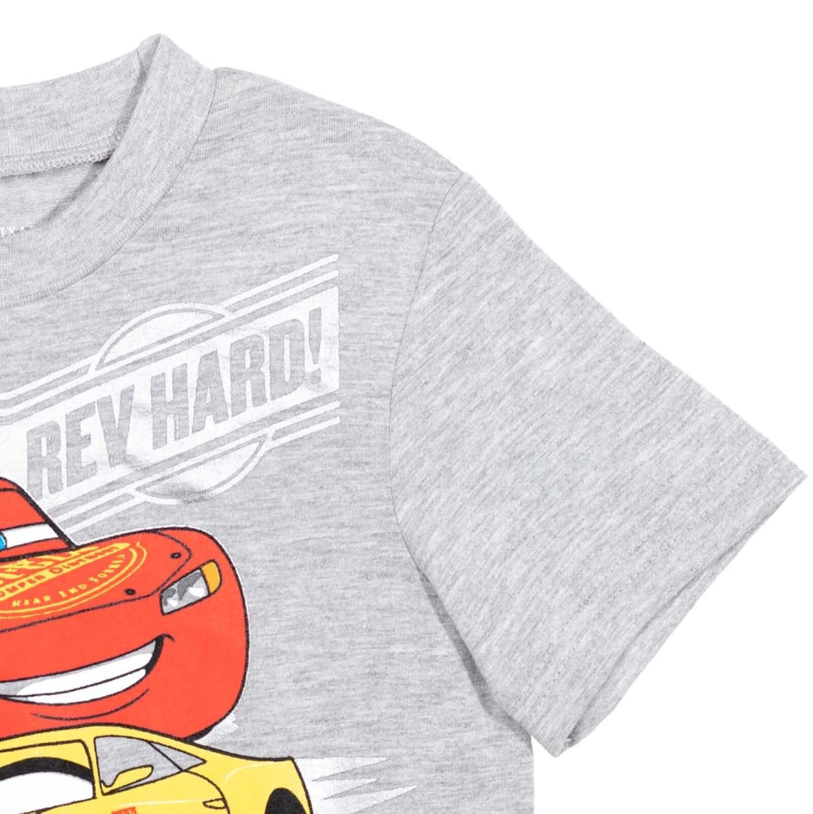 Disney Cars Lightning McQueen Boys' Racing 2-Piece T-Shirt and Shorts Set