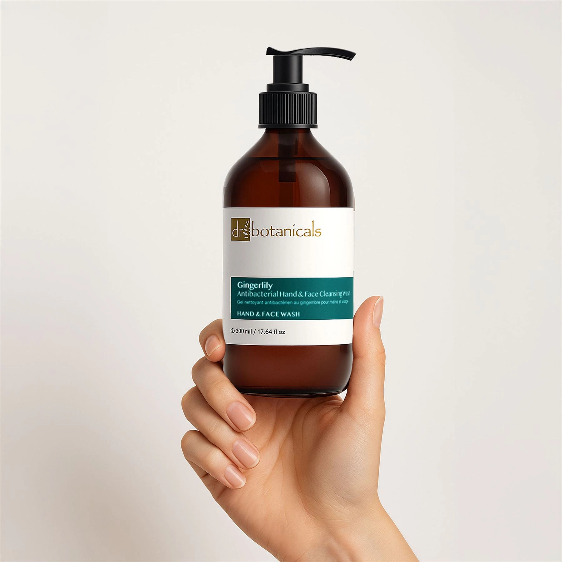 Dr Botanicals Gingerlily Revitalising Hand & Face Cleansing Wash - Hydrating Gel 500ml
