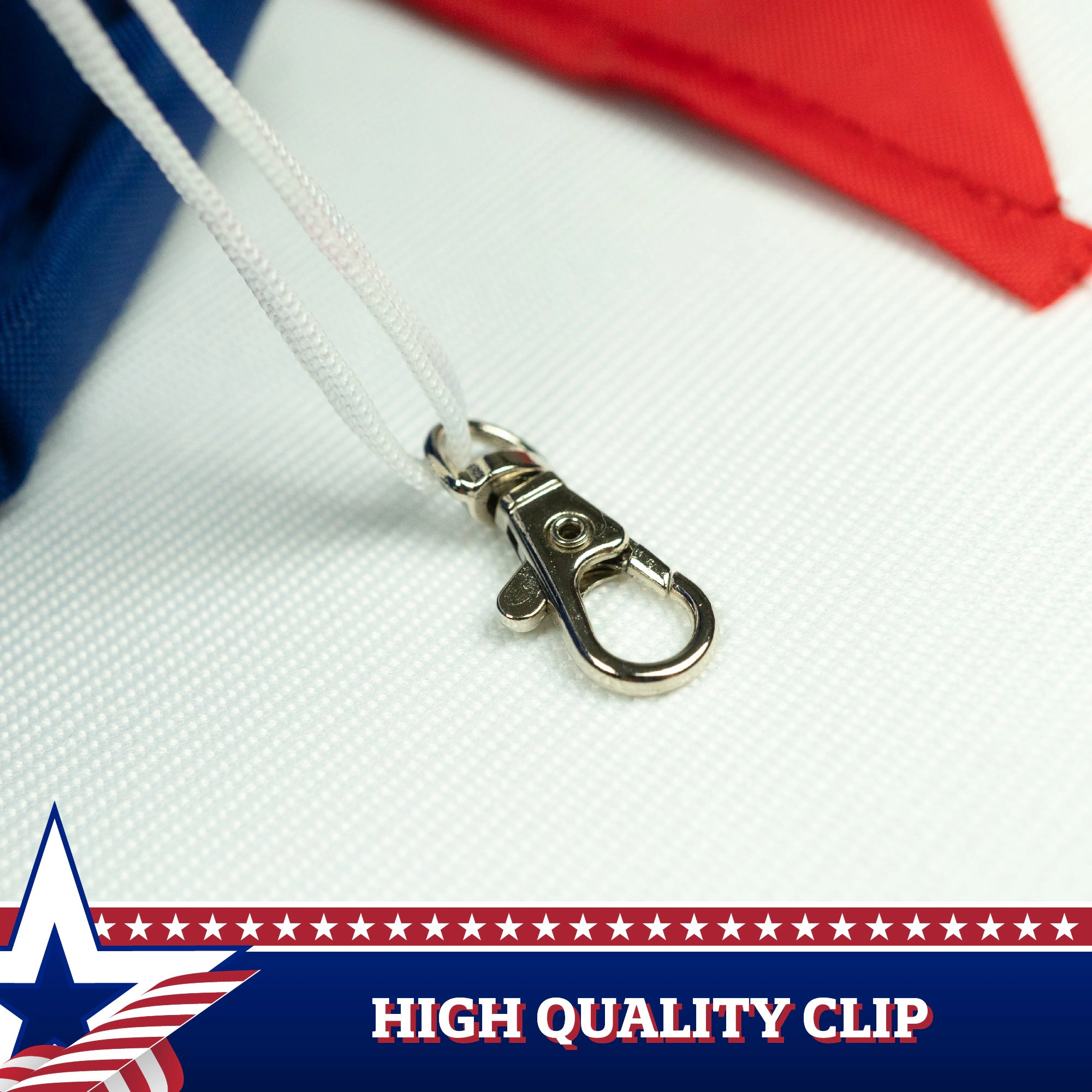 G128 2-Pack American USA Windsock 60 Inch - Embroidered 210D Polyester Patriotic Hanging Decoration