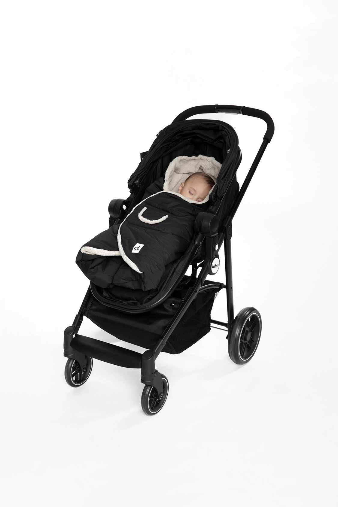 Deux par Deux Unisex Quilted Nido Wrap with Bear-Ear Hood for Bassinet, Car Seats and Strollers