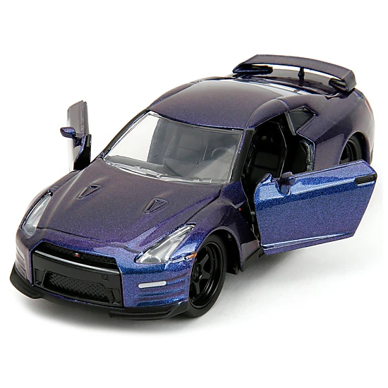 Jada Collectible 2009 Nissan Gt-R (R35) Purple Metallic "Pink Slips" Series 1/32 Diecast Model Car