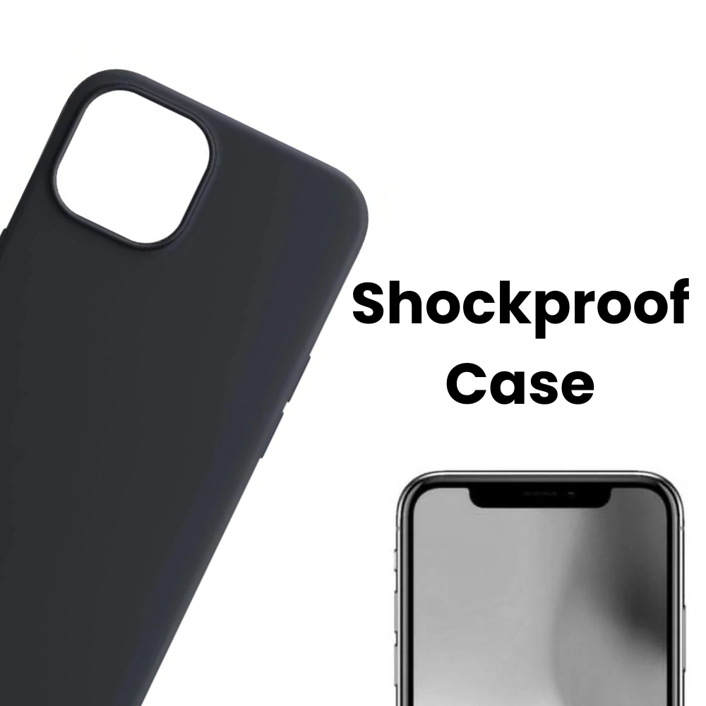 Qixxronics Cellphone Case for iPhone Silicone Case Shock-Absorbent Protective Phone Cover
