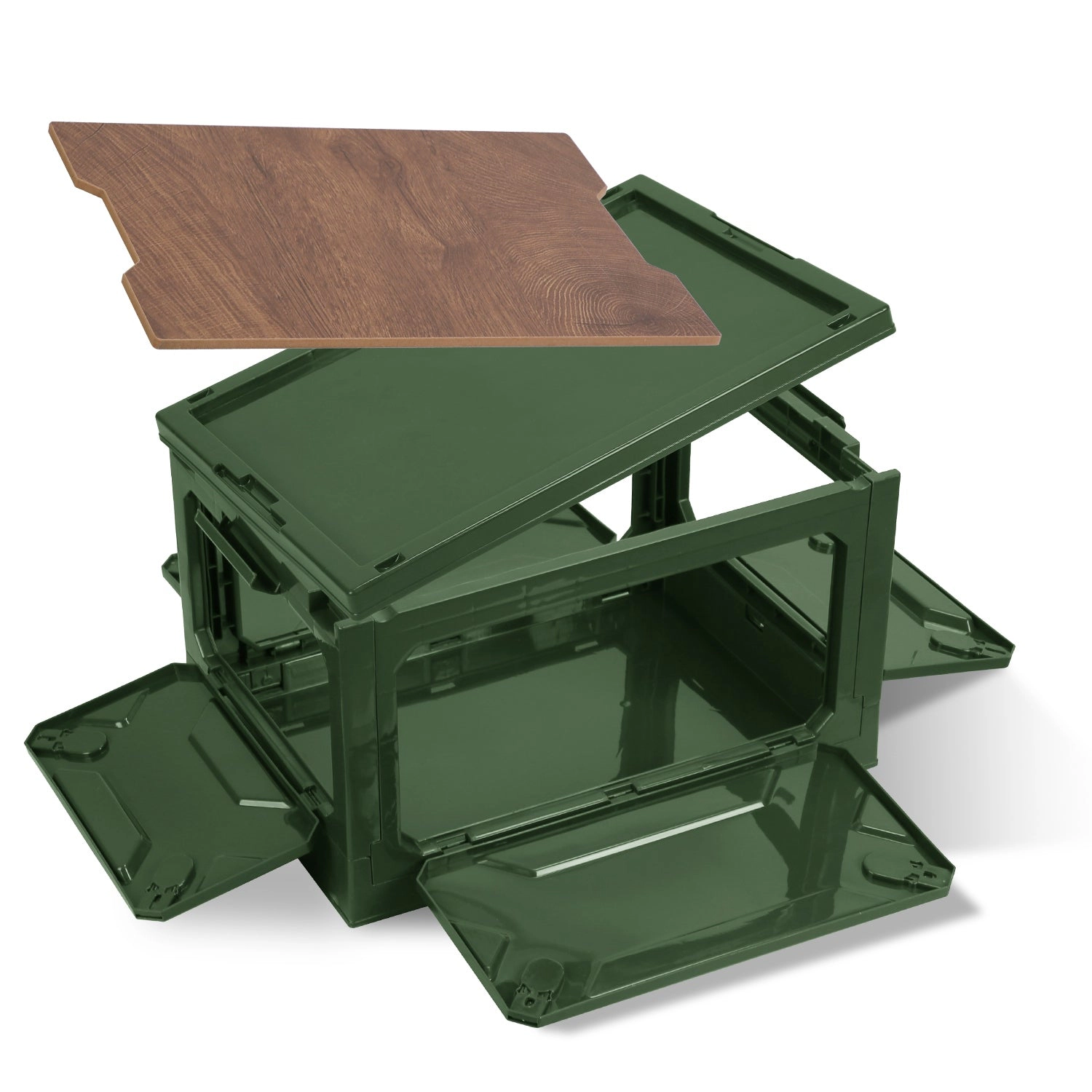 GBruno Collapsible Storage Bin With Cutting Board Lid