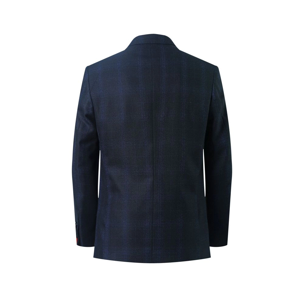 Elie Balleh Boys Slim Fit Checke Sports Coat Blazer