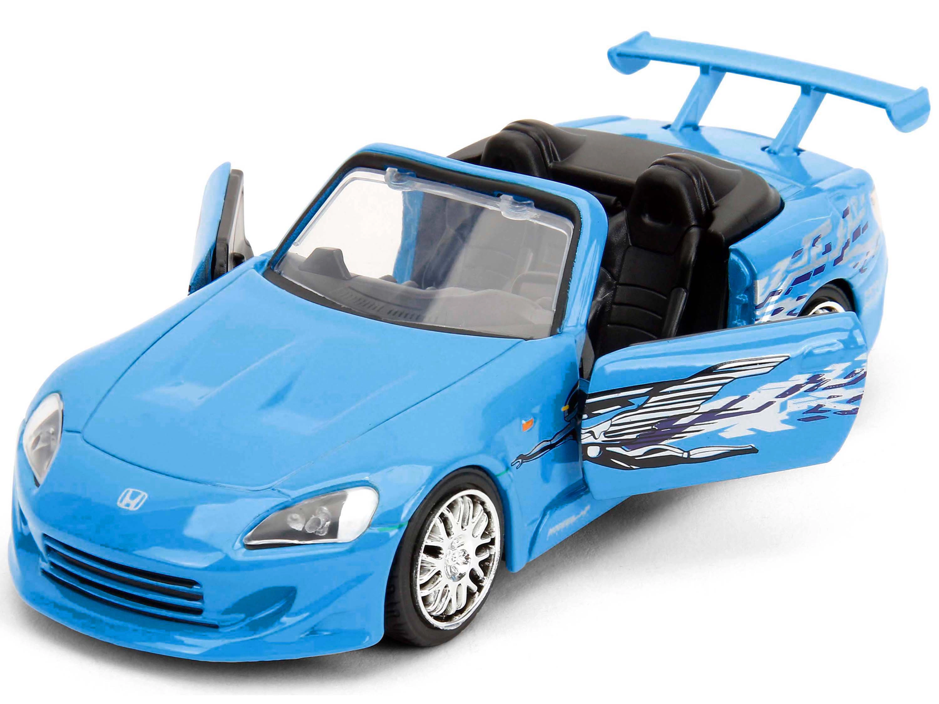 Jada 2001 Honda S2000 Convertible with Graphics "Fast & Furious Remix