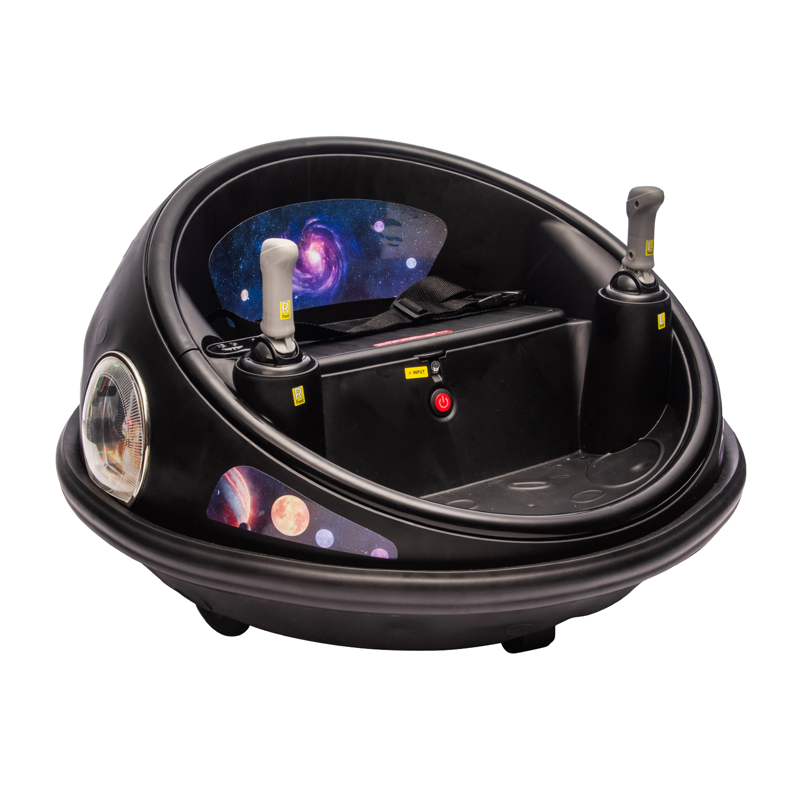 12V Kids Bumper Car, Electric Ride On Toy w/Remote Control, 360 Degree Spin, Music, 2 Speeds & Seat Belt
