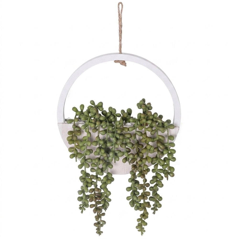 Haven Craftworks Unisex Artificial Hanging String of Pearls Plant in Pot