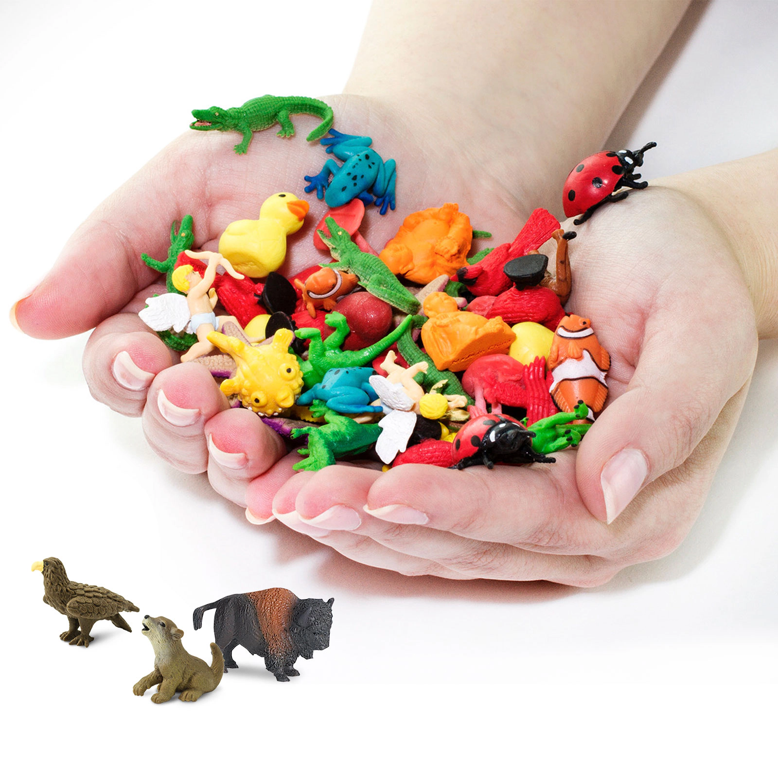 Safari Ltd. - Wild West Animals Fun Pack - 8 Mini Toy Figurines for Kids