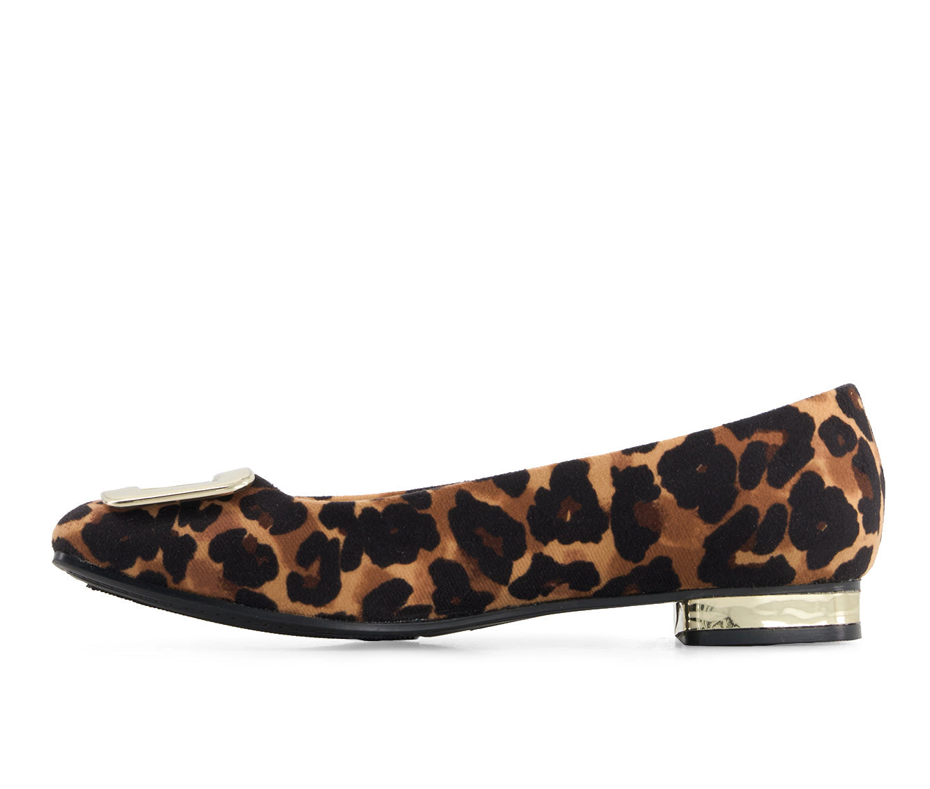 Andrea Womens Animal Print Ballet Flats