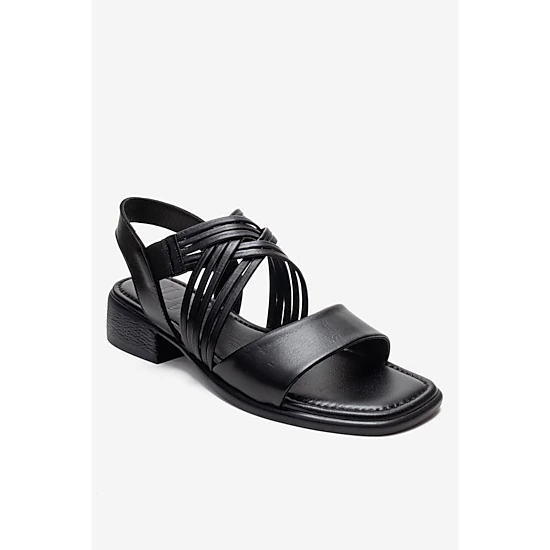 Forever & Always Womens Livello Leather Multi Strap Sandal