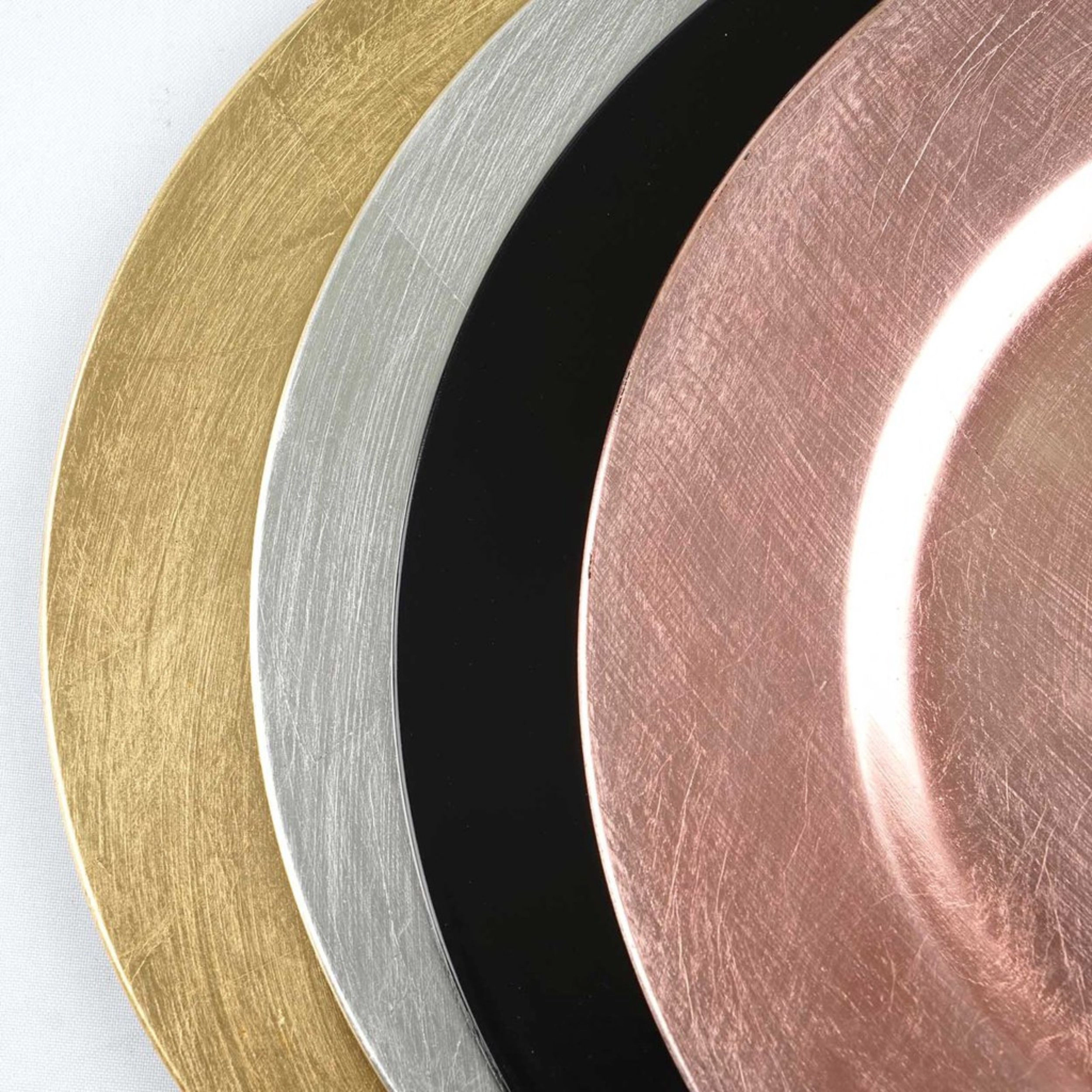 Home Collection Set of 6 13-Inch Round Charger Plates
