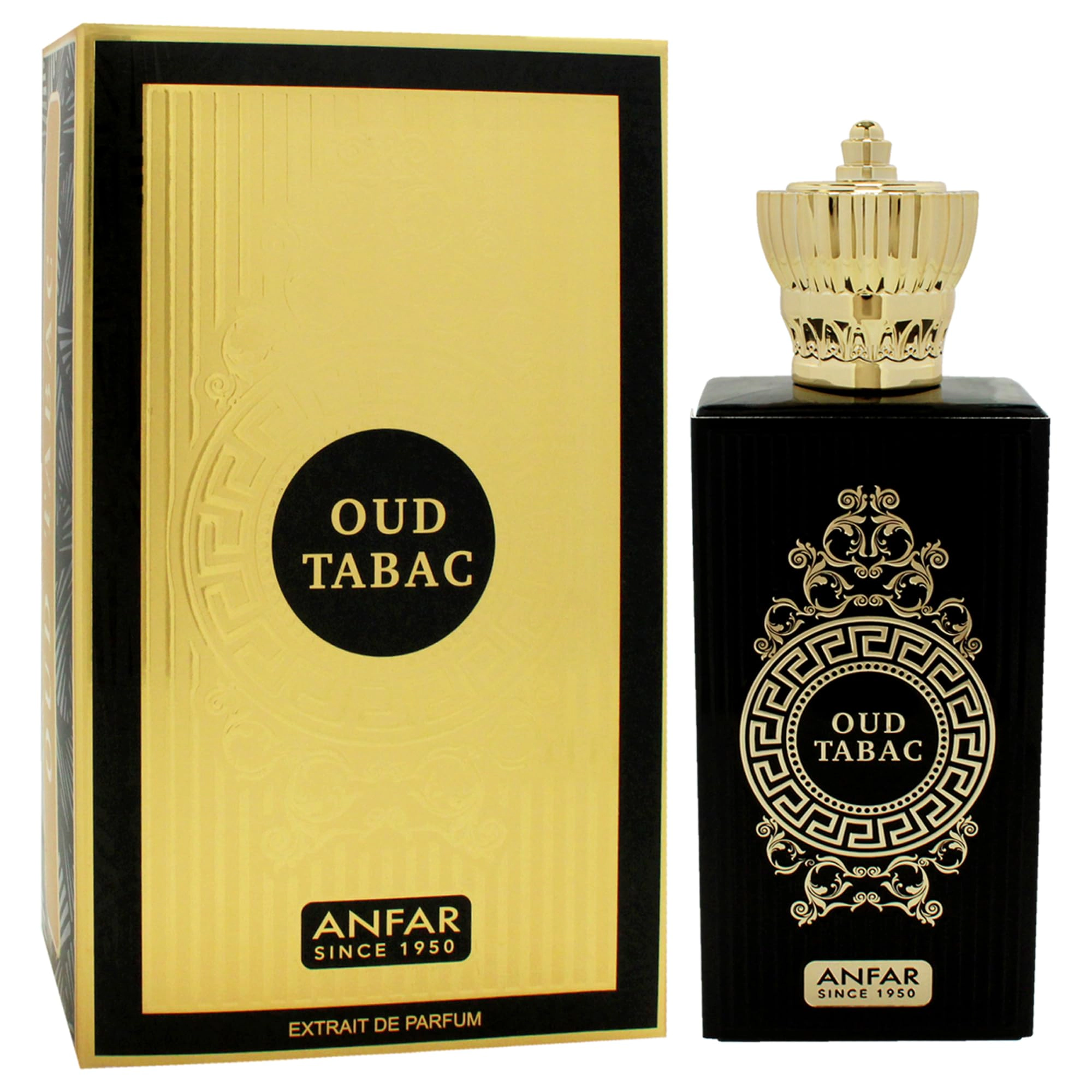 Anfar Oud Tabac Extrait de Parfum for Men - Oud Tobacco Vanilla 2.04 oz Spray
