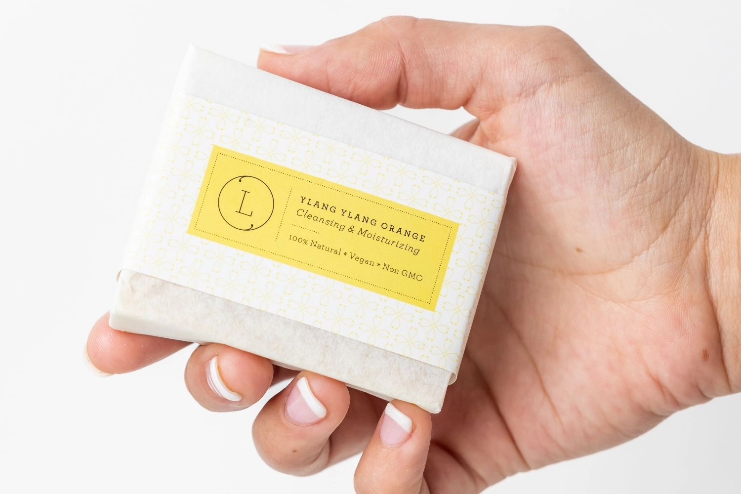 2x Natural Handmade Orange & Ylang Ylang Soap Bars - 4.5 oz each, Vegan Cold Process