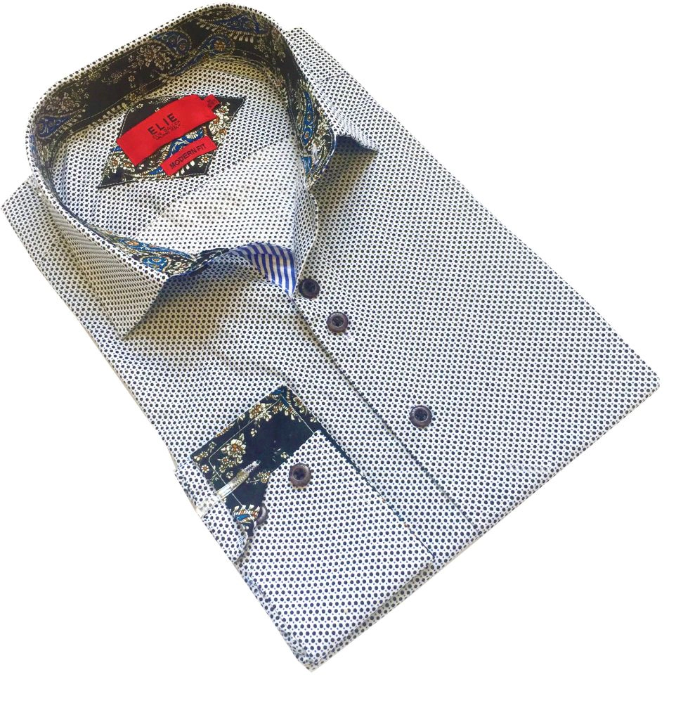 Elie Balleh Boys Slim Fit Button-Down Shirt