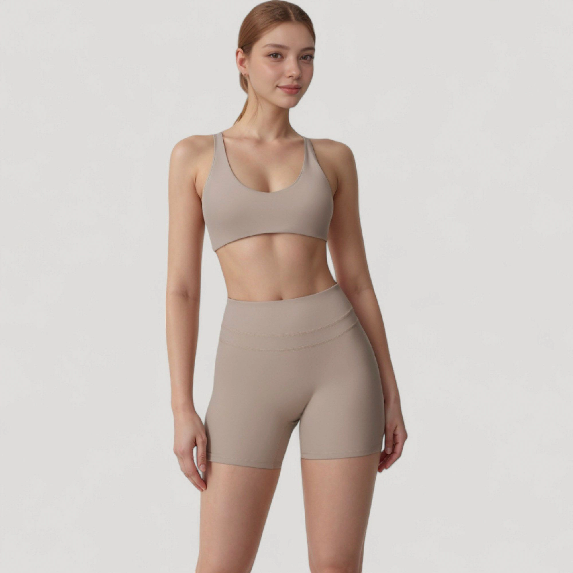 Anna-Kaci Women's High Waist Seamless Biker Shorts with Wide Waistband and Stretch Fit for Active Comfort