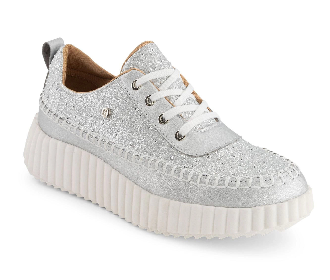 Andrea Womens Platform Casual Sneakers