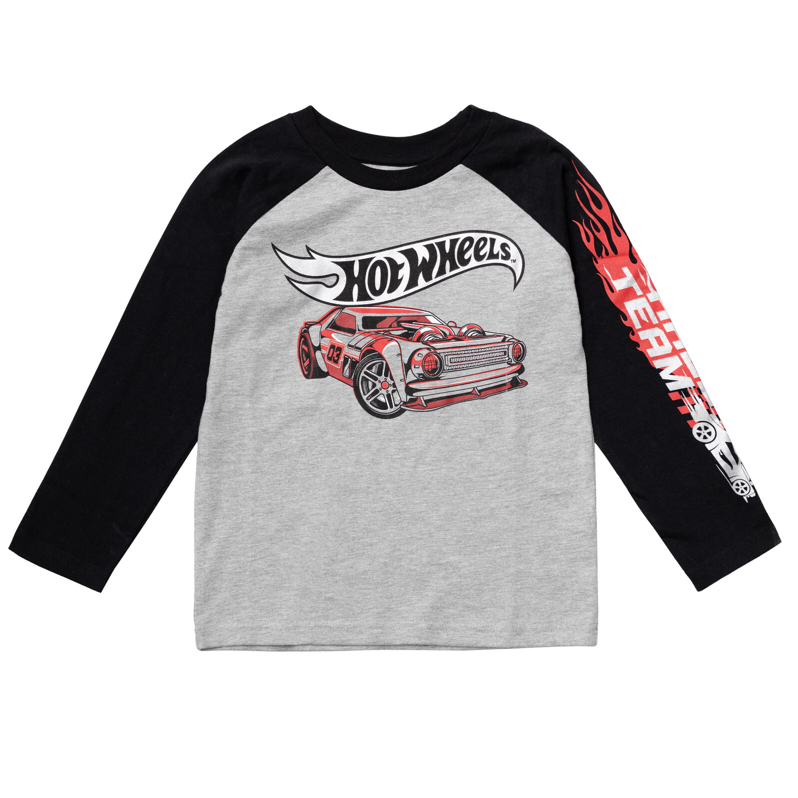 Hot Wheels Boys' 2-Pack Racing Long Sleeve T-Shirts