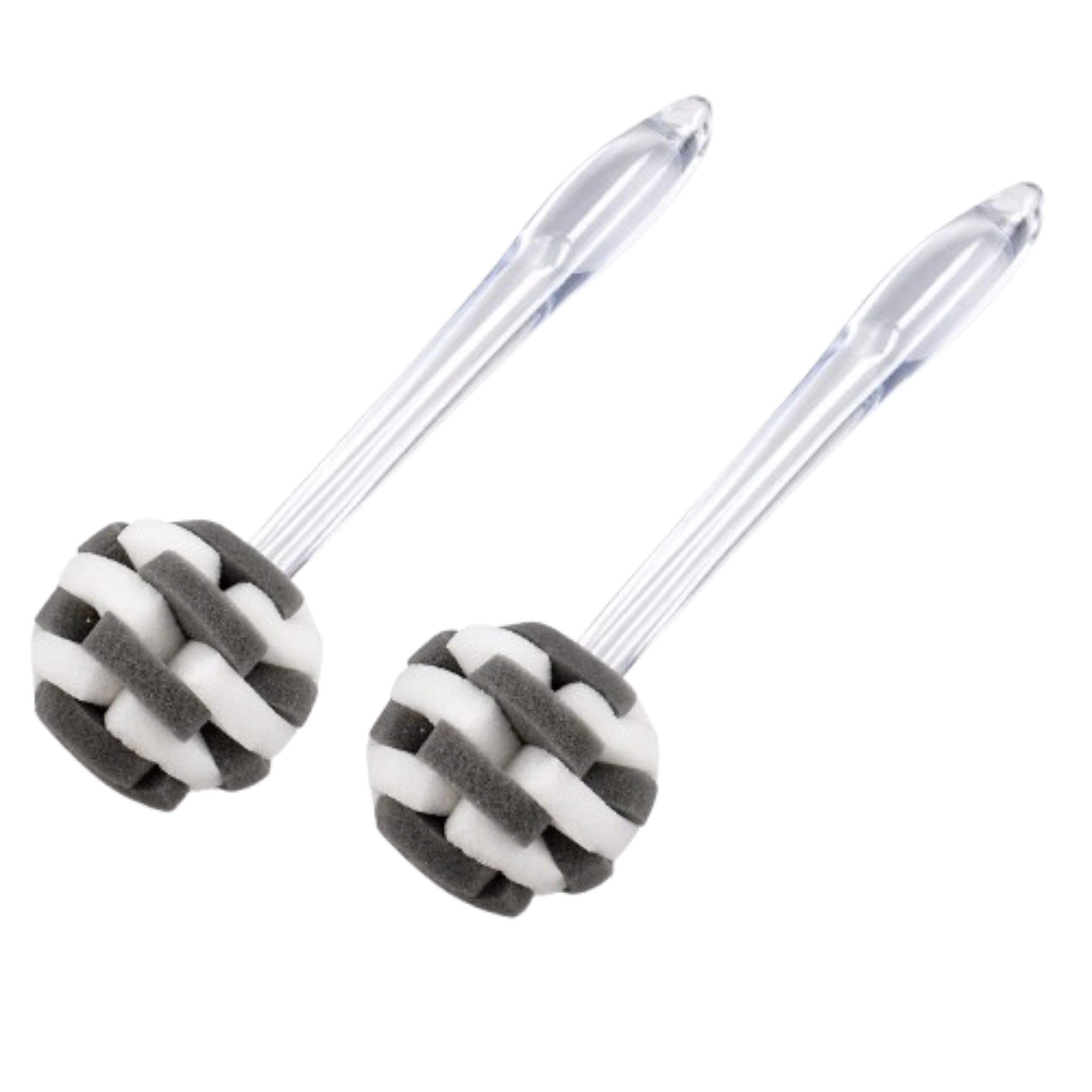 Home Collection Pack of 2 Sponge Dish Brush Bottle Cleaners 11.5"