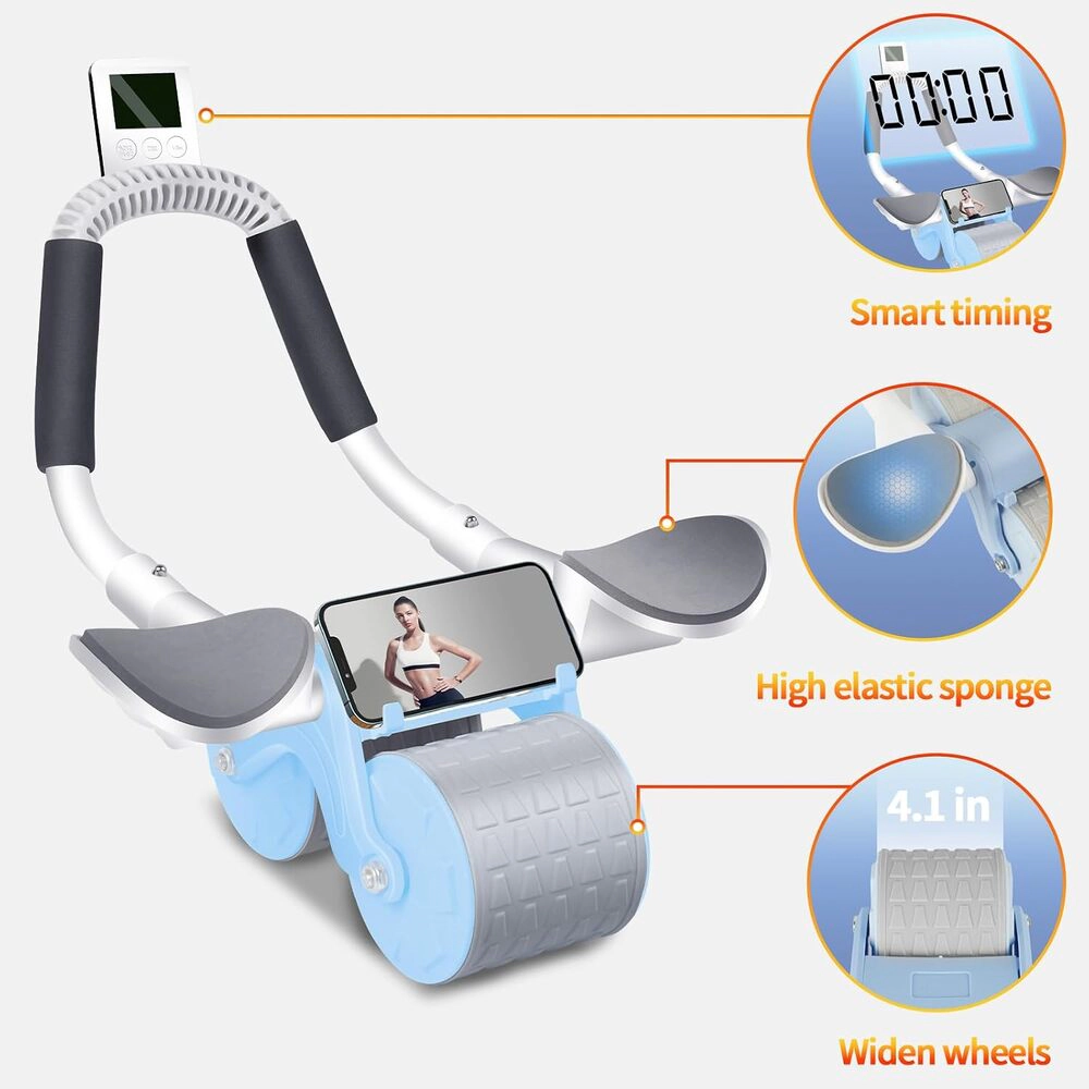 Radiant Essence Unisex Automatic Rebound Ab Roller Wheel