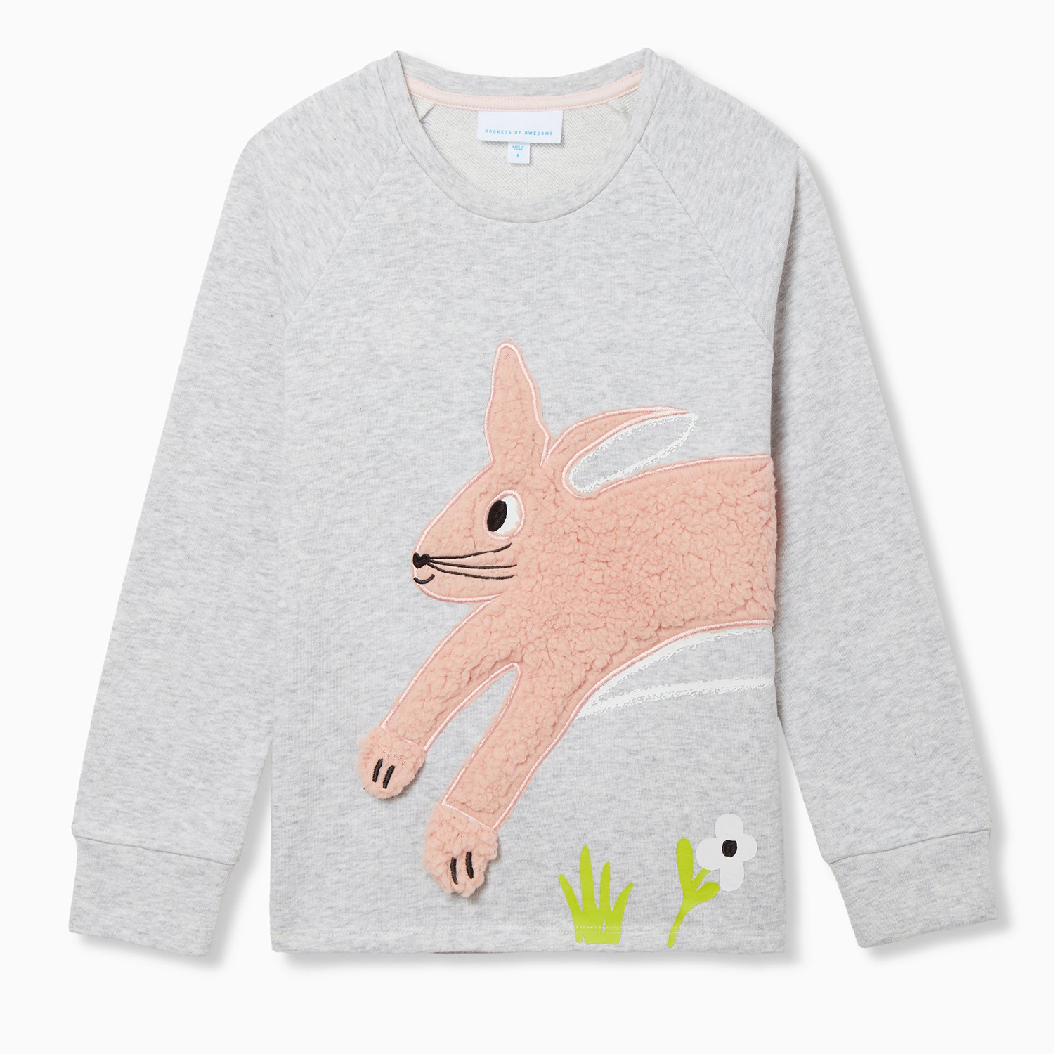 Rockets of Awesome Bunny Hop Raglan Tee for Girls