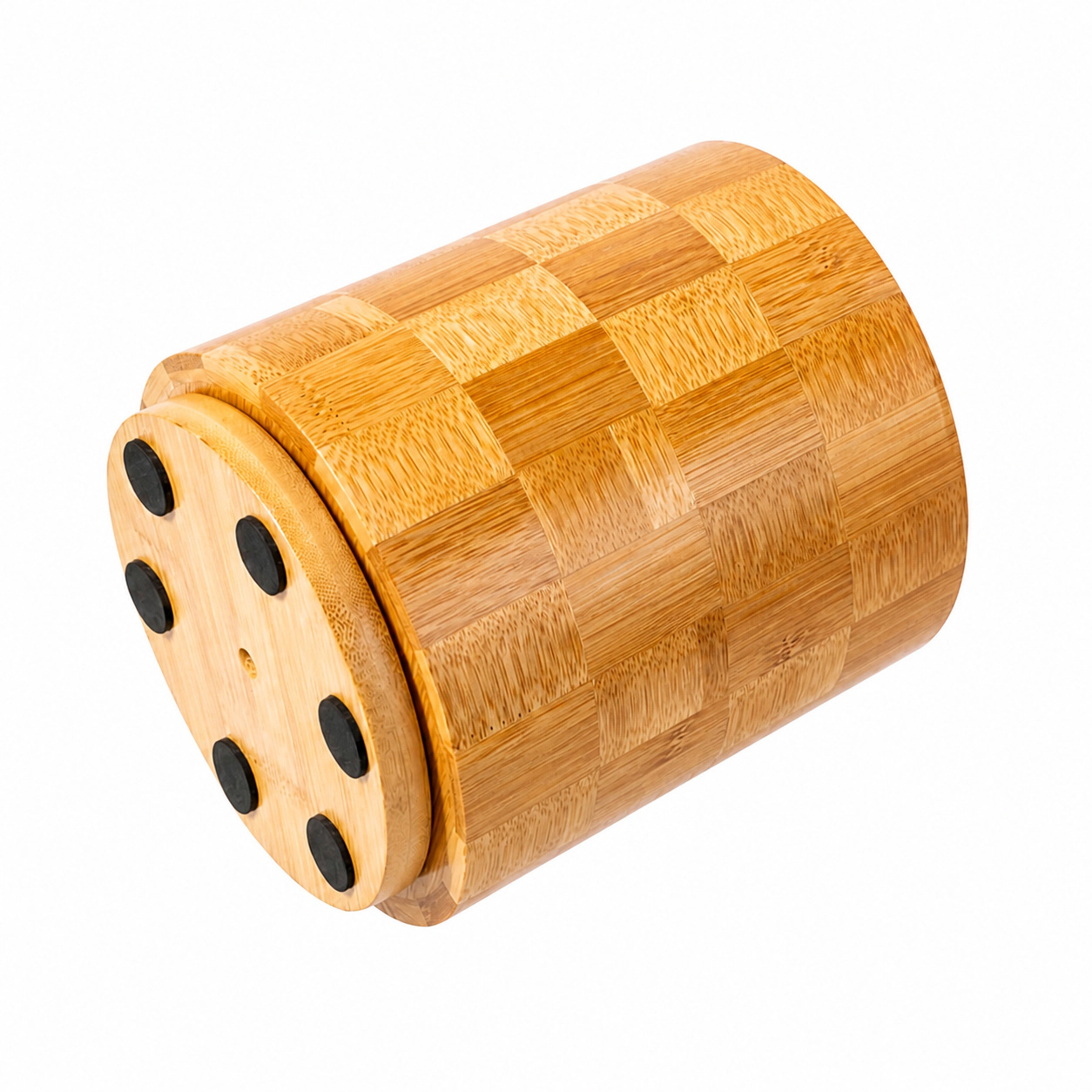WZK 360 Rotating Checkered Kitchen Utensil Holder