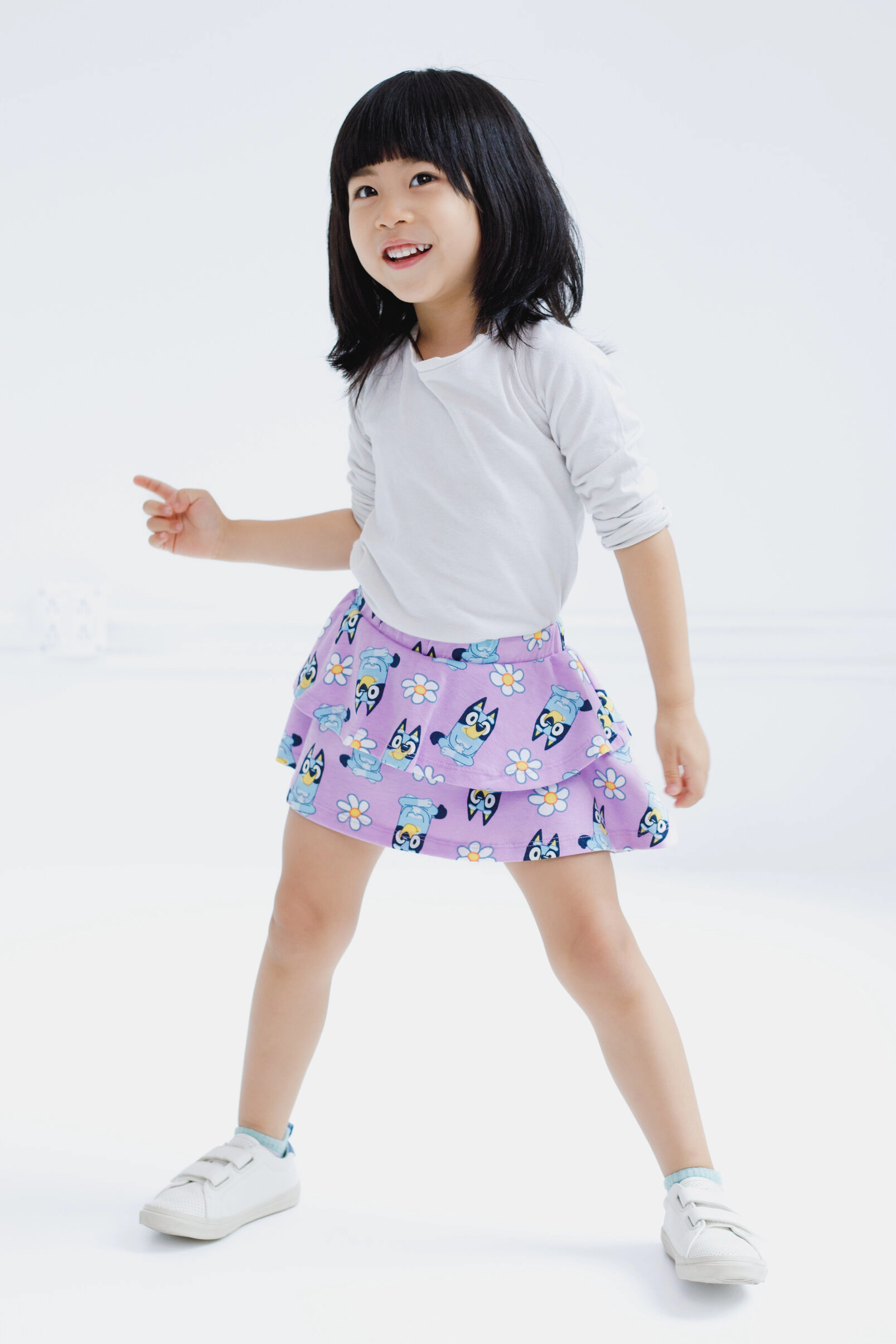 Bluey Girls' 2-Piece Skort Set