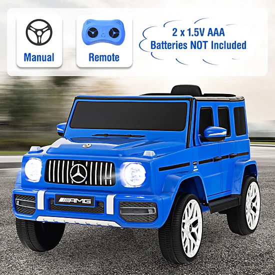 Glintex 12V Kids Ride-On SUV with Four-Wheel Spring Suspension