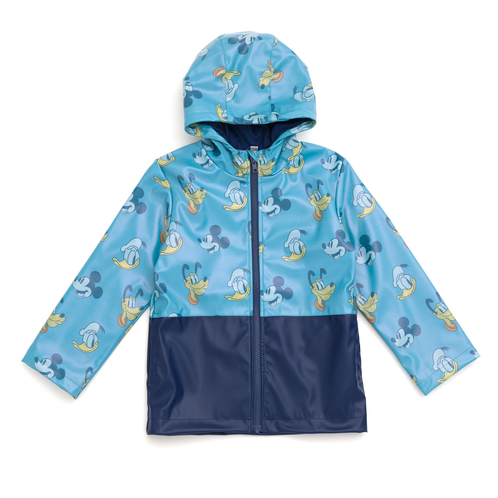 Disney Boys' Hooded Zip-Up Rain Jacket