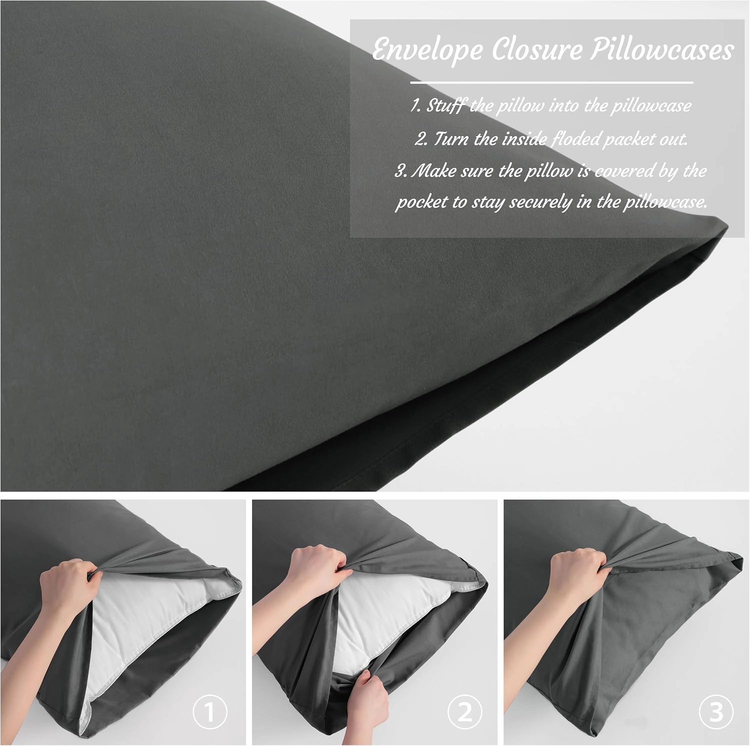NTBAY Body Microfiber Pillowcases