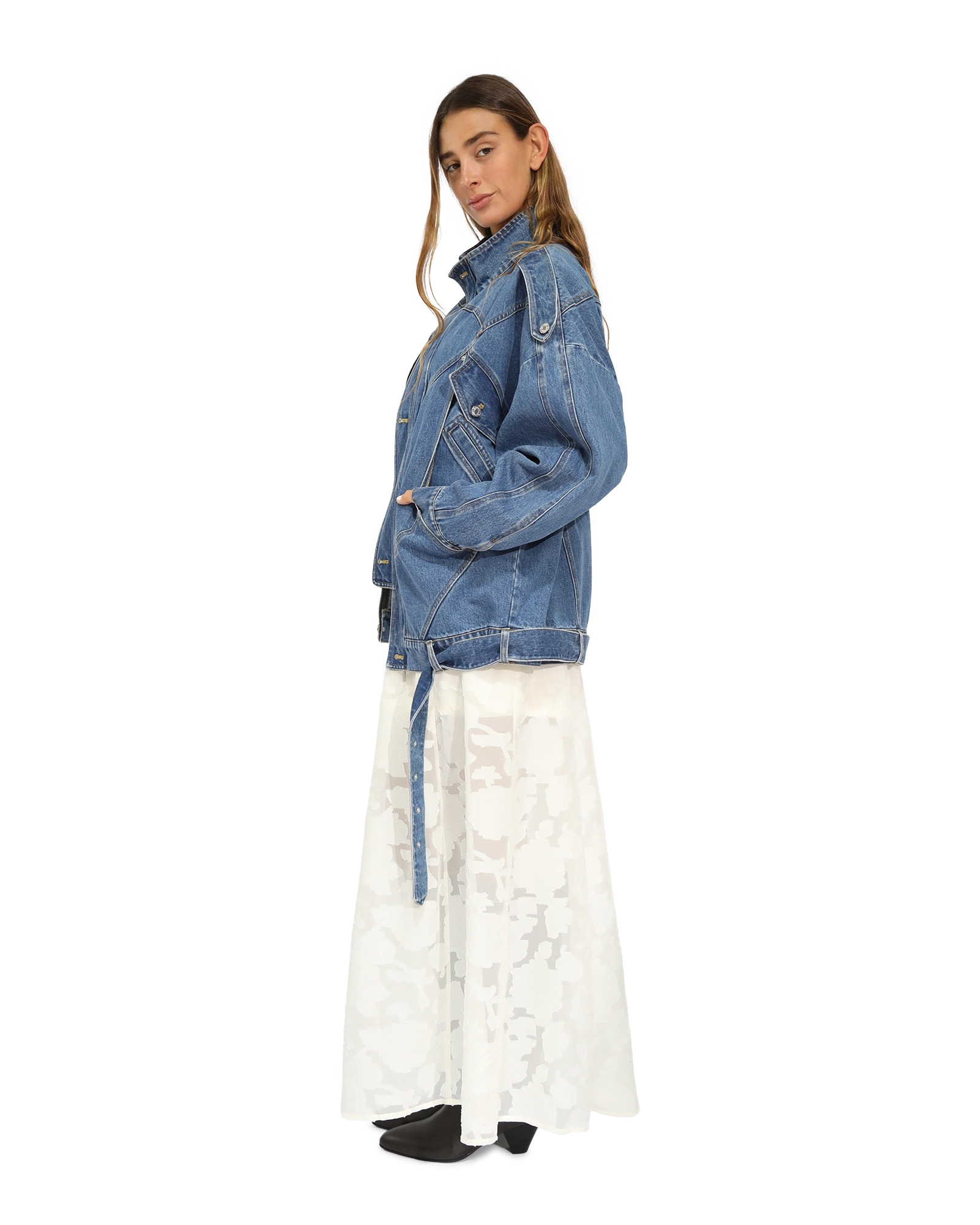 Belle & Bloom Downtown Denim Oversized Jacket