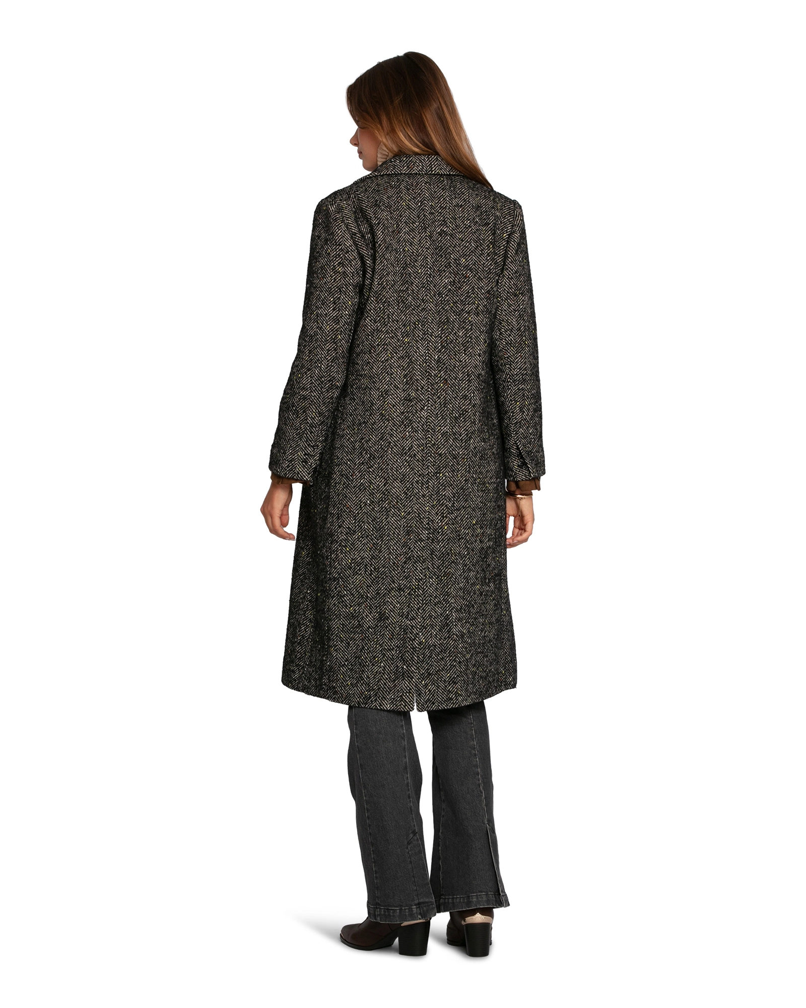 Belle & Bloom Wherever I Go Tweed Coat