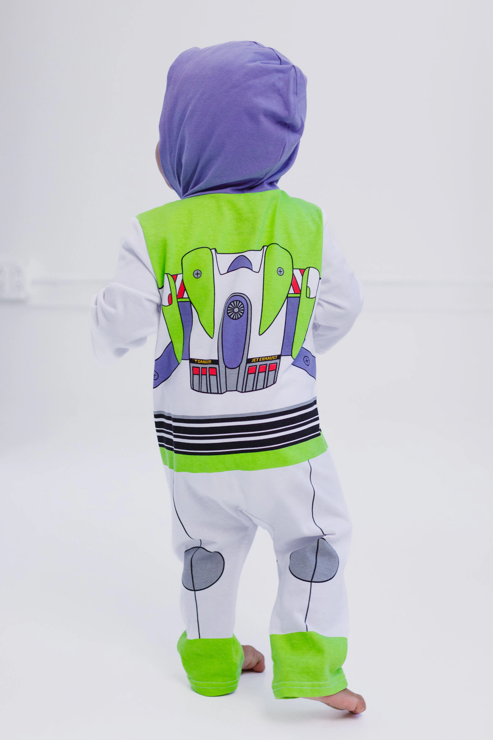 Disney Toy Story Buzz Lightyear Boys' Cosplay Hooded One Piece