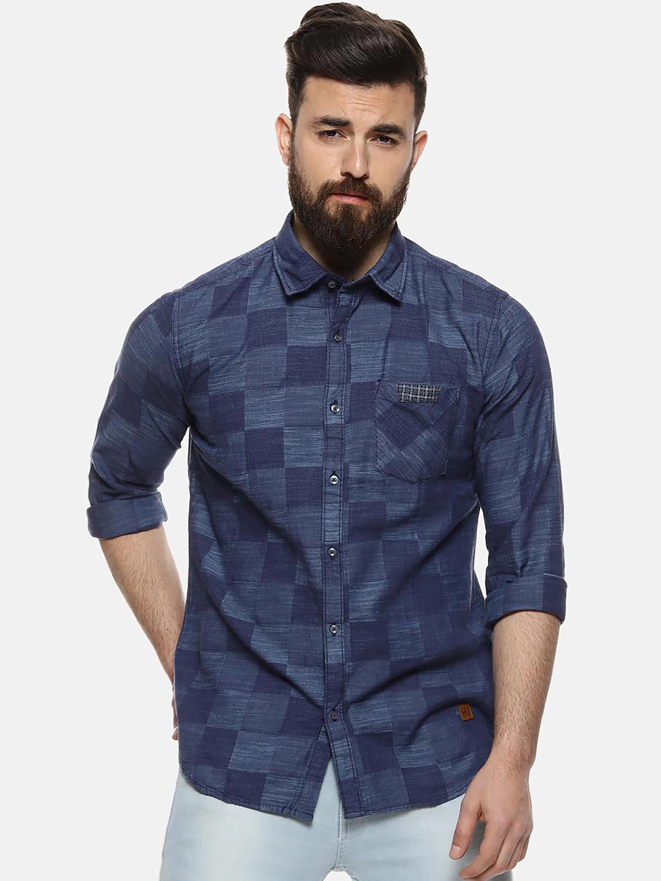 Campus Sutra Men's Checkered Stylish Casual Shirt