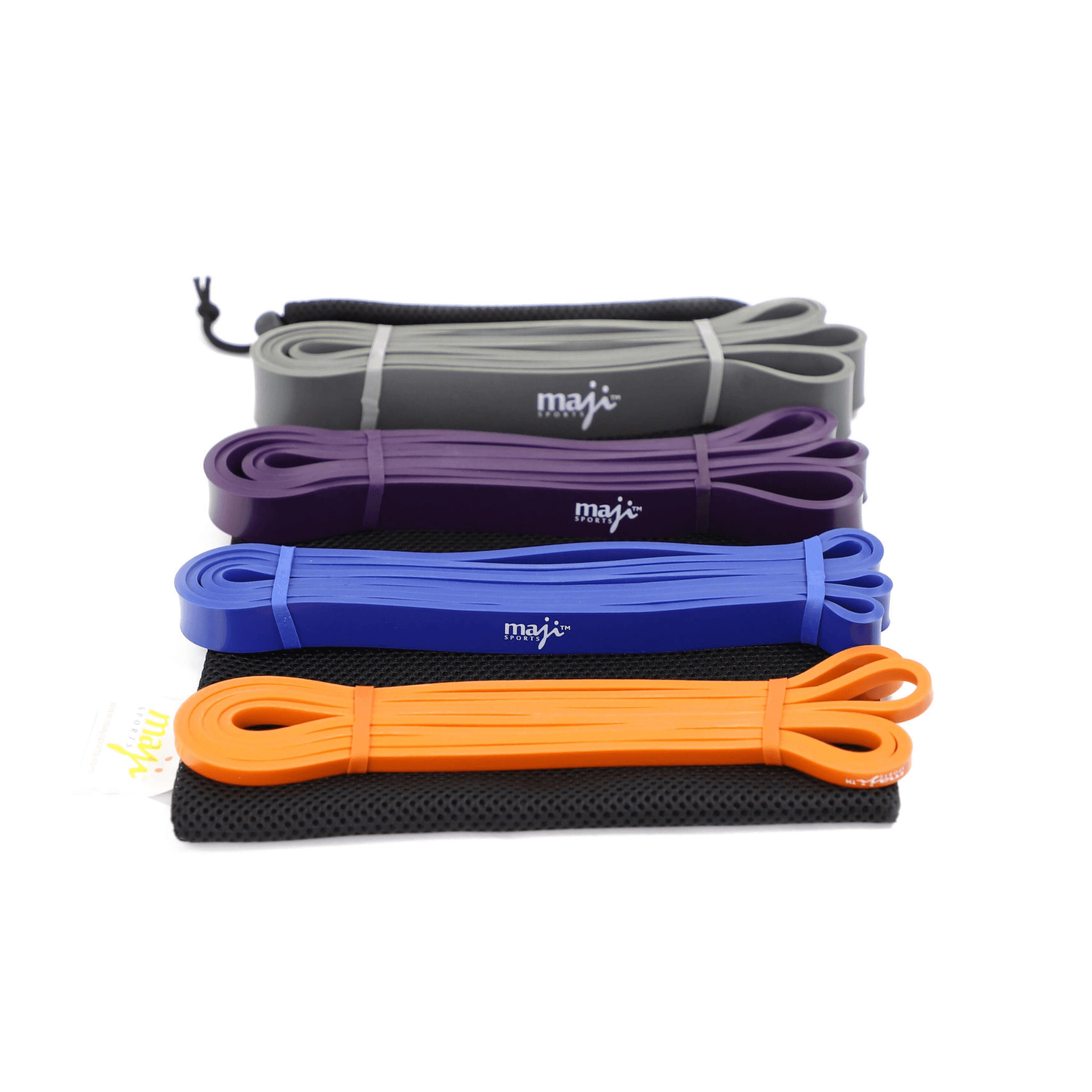 Maji Sports Pack Of Four Unisex Full Body Workout Super Bands