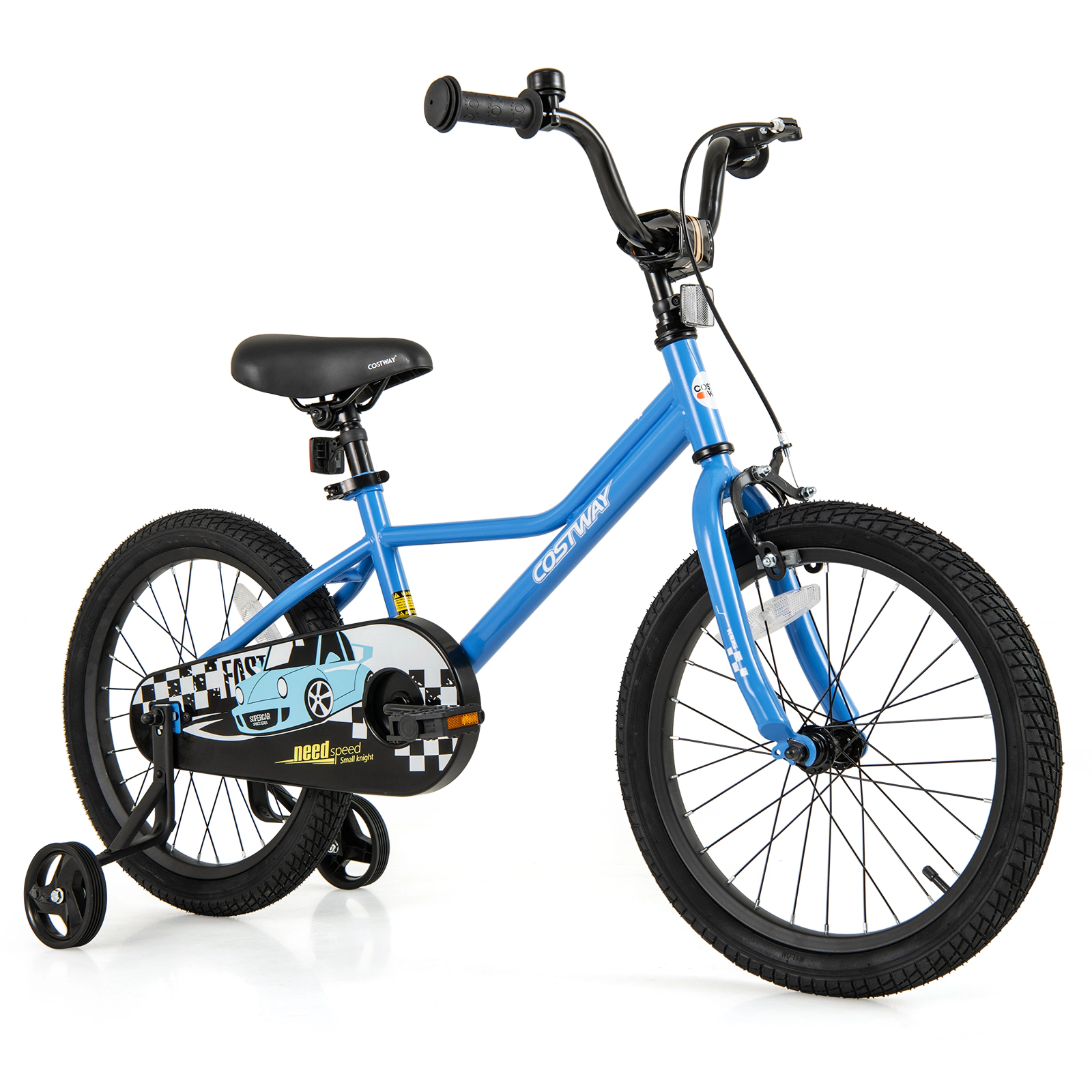 LJG 12 Inch Kids Bike with Removable Training Wheels for Aged 3-4 Years Old
